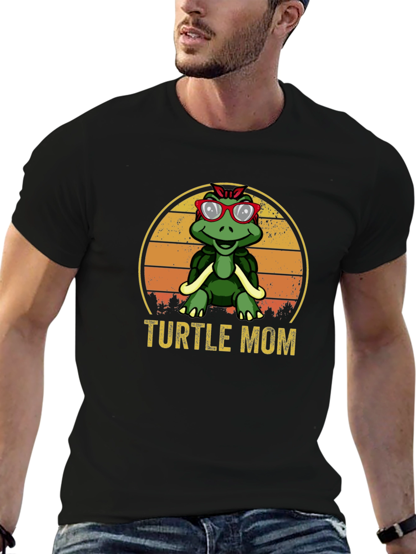 Turtle Mom T-Shirt - Cute Animal Lover Tee