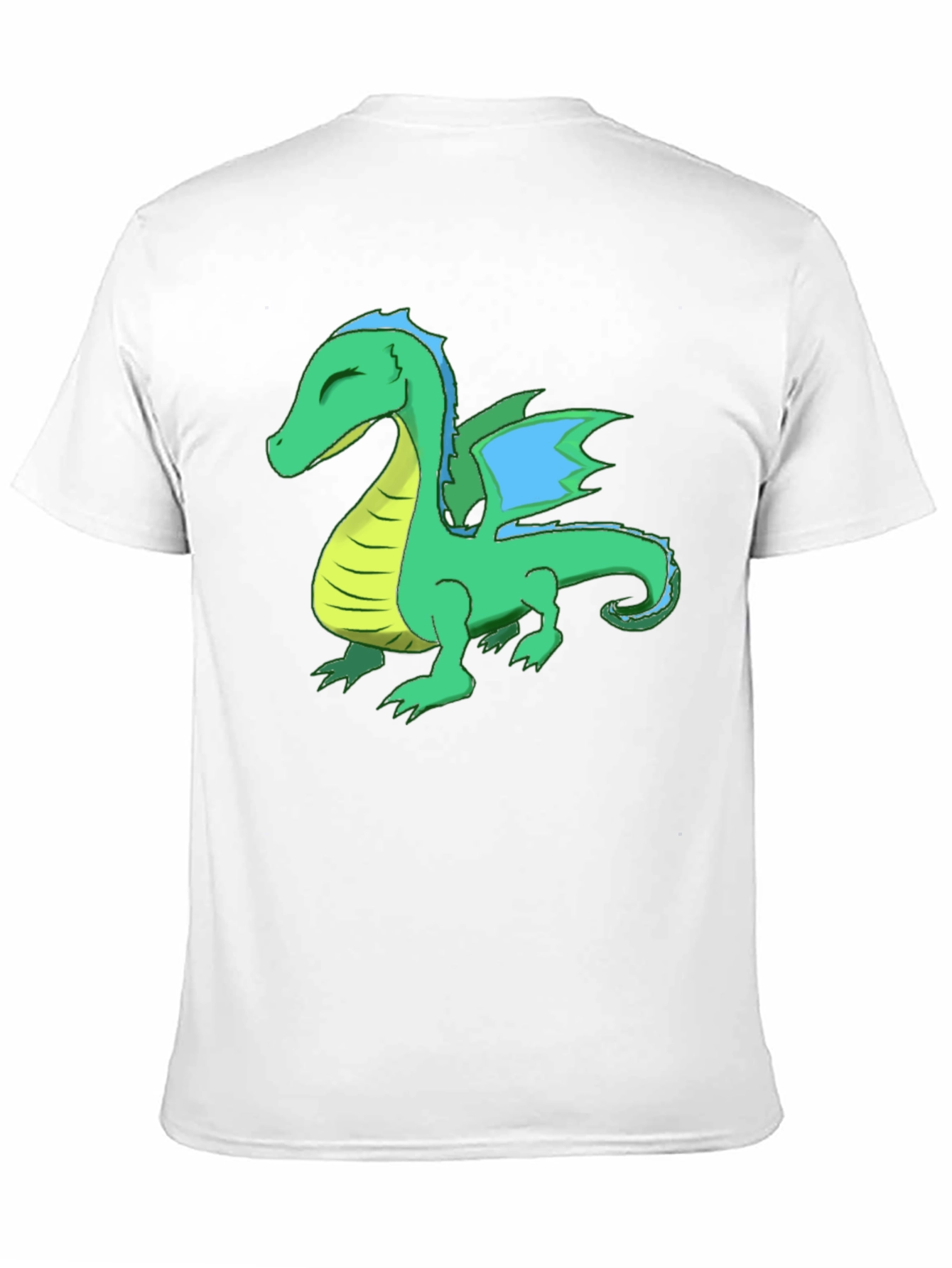 Dragon Graphic Tee - Black Cotton T-Shirt