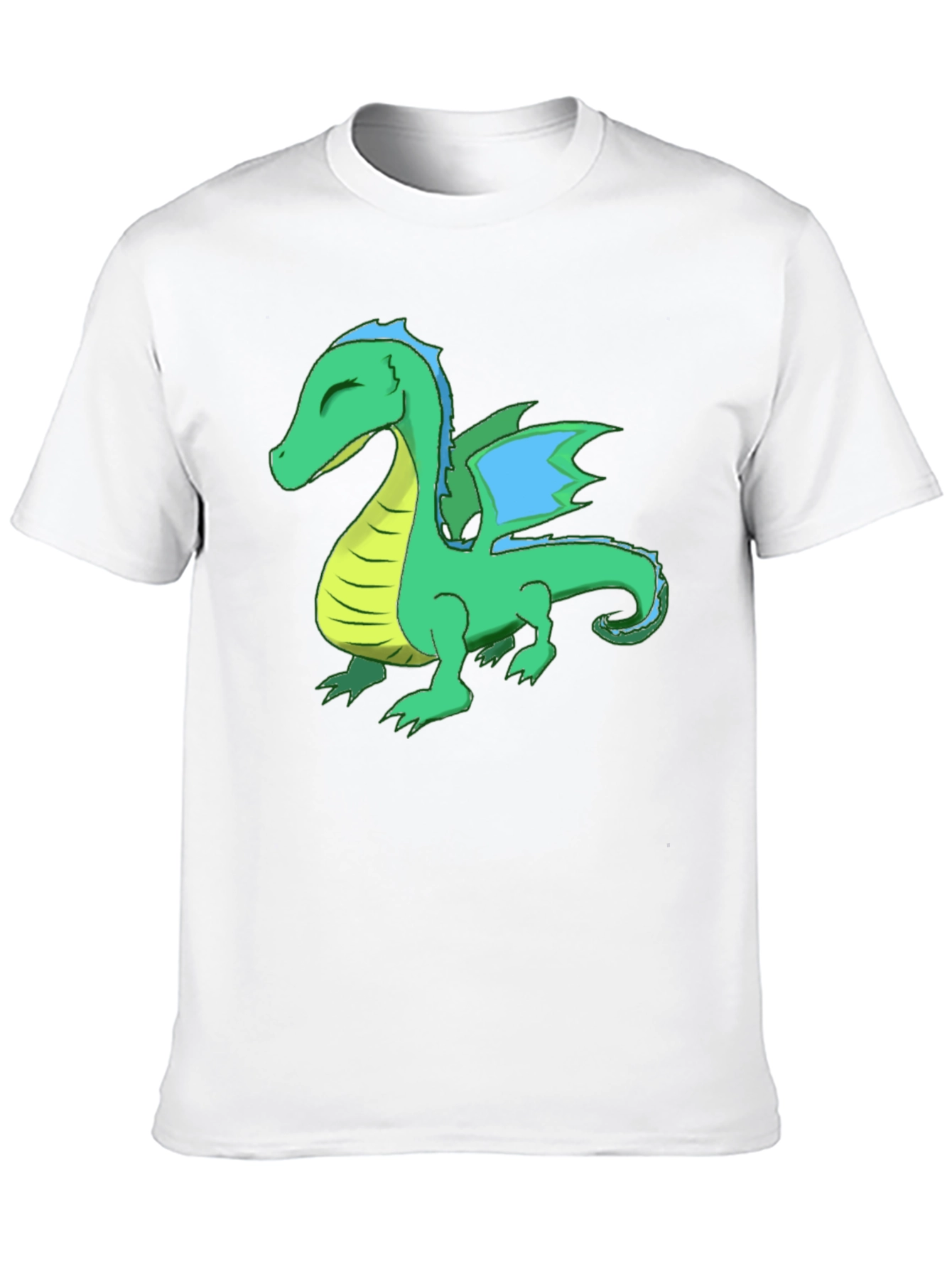 Dragon Graphic Tee - Black Cotton T-Shirt