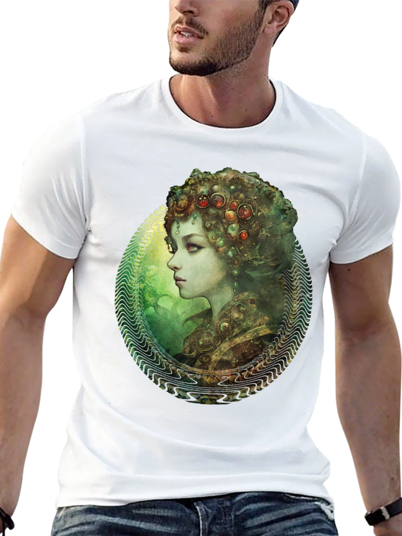 Mystic Portrait Graphic T-Shirt