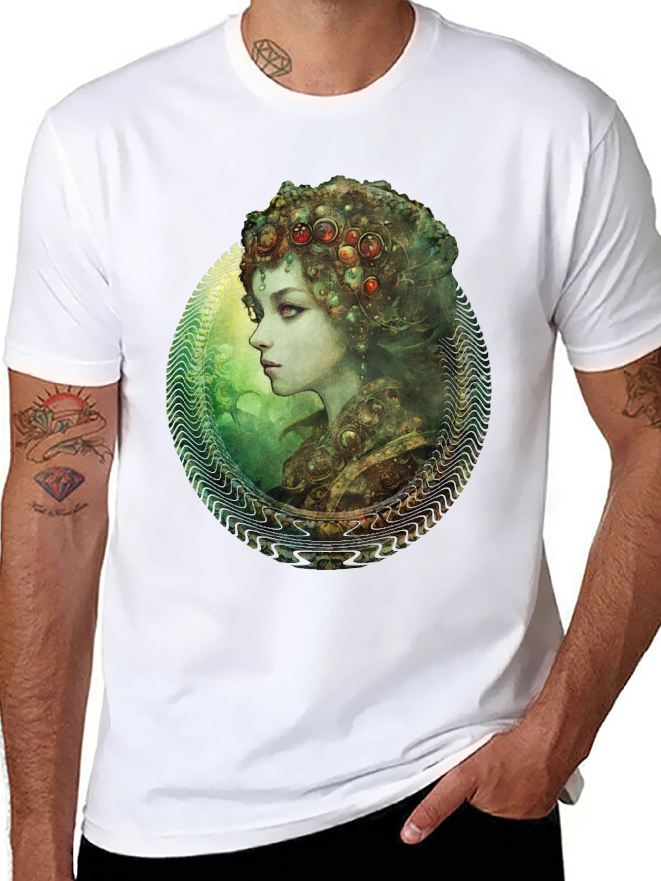Mystic Portrait Graphic T-Shirt