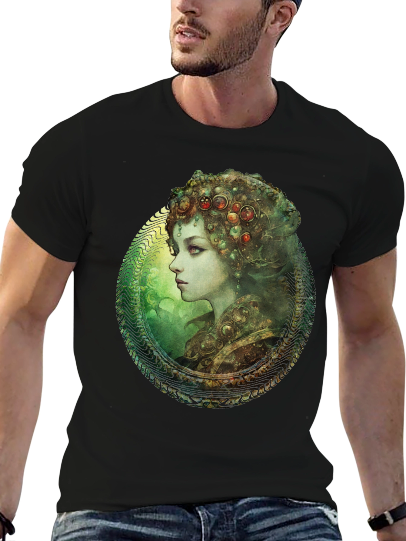 Mystic Portrait Graphic T-Shirt