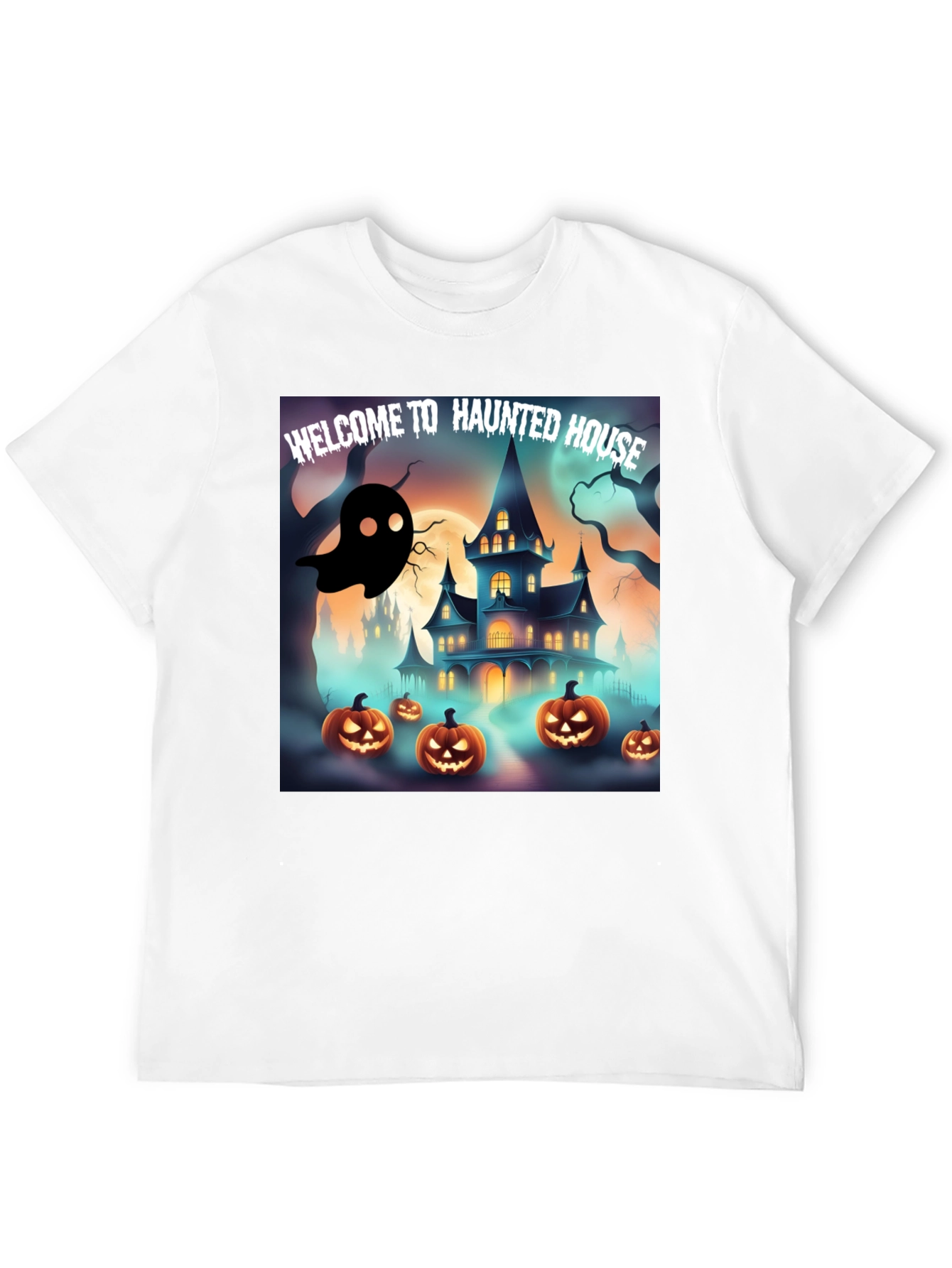 Haunted House Halloween T-Shirt