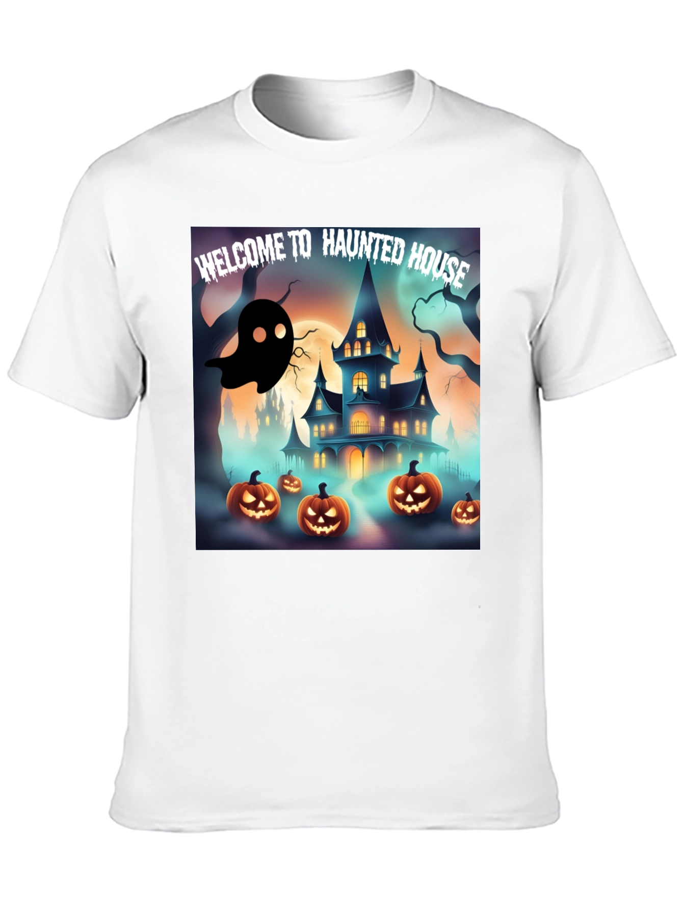 Haunted House Halloween T-Shirt