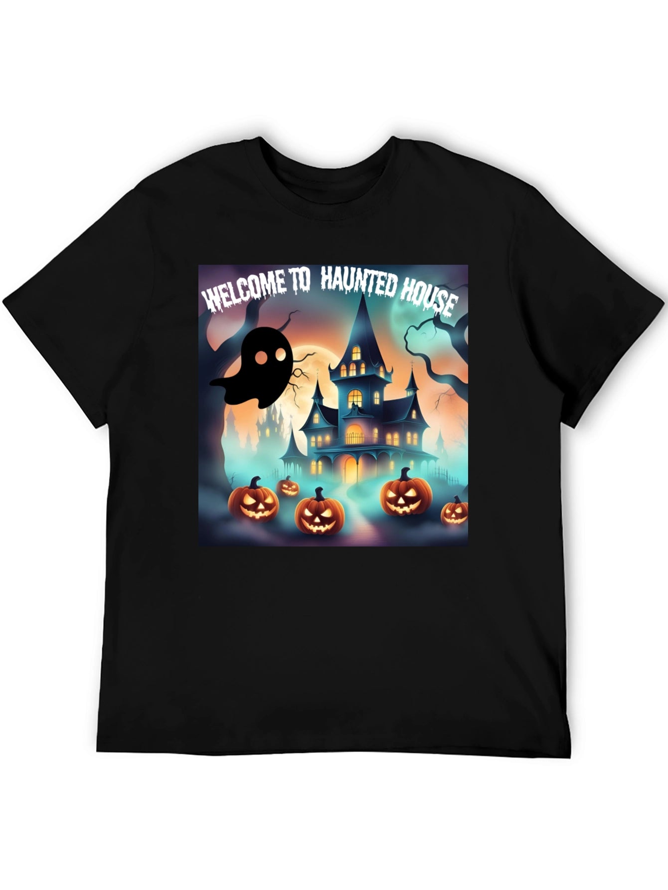 Haunted House Halloween T-Shirt