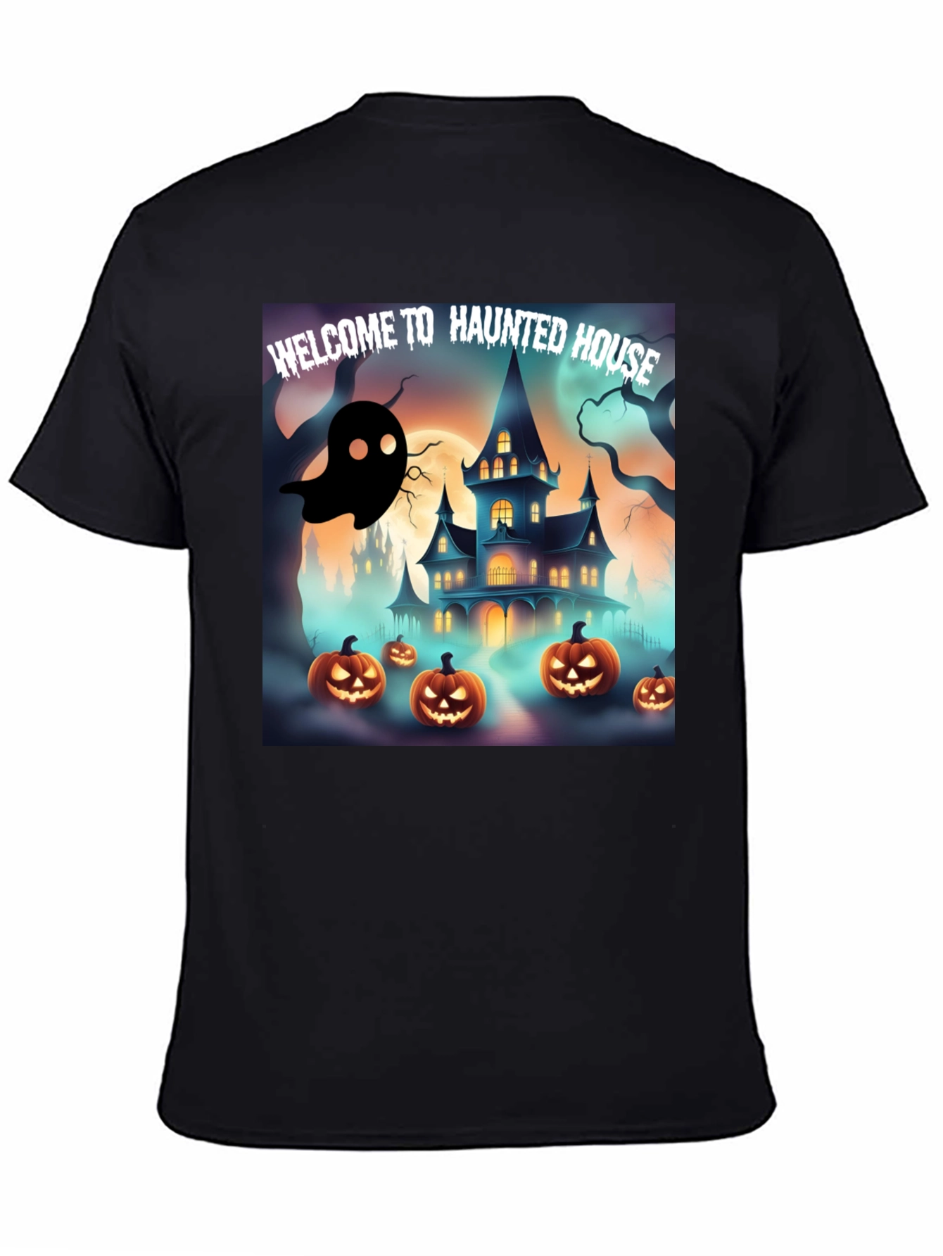 Haunted House Halloween T-Shirt