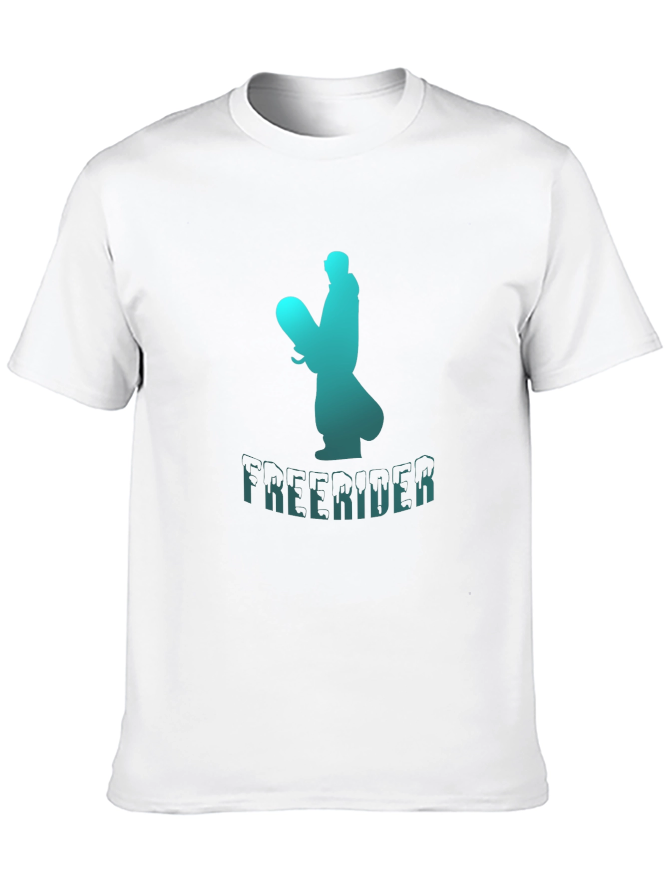 Freerider Graphic Tee - Black Cotton Blend