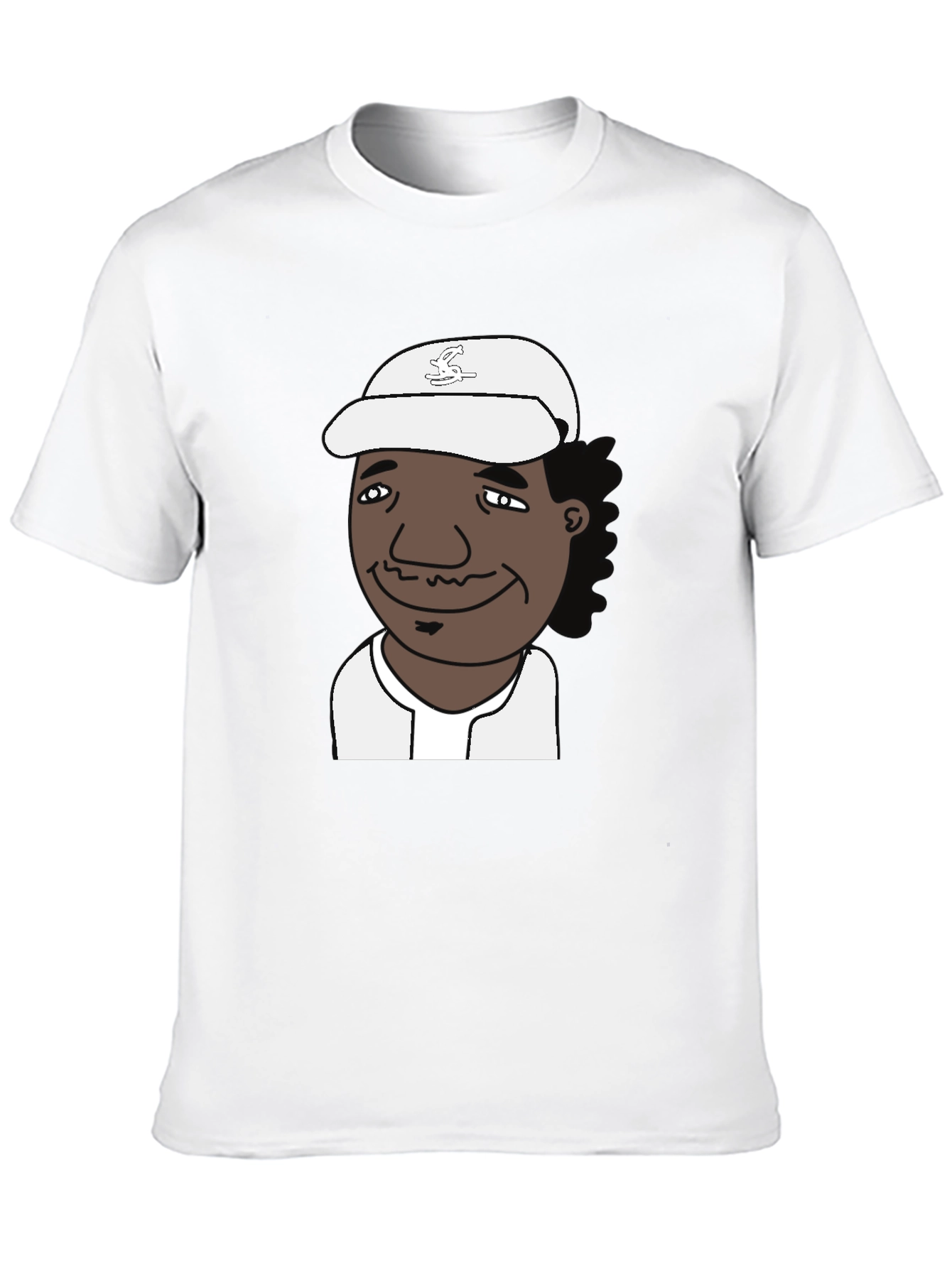 Cartoon Character Black T-Shirt