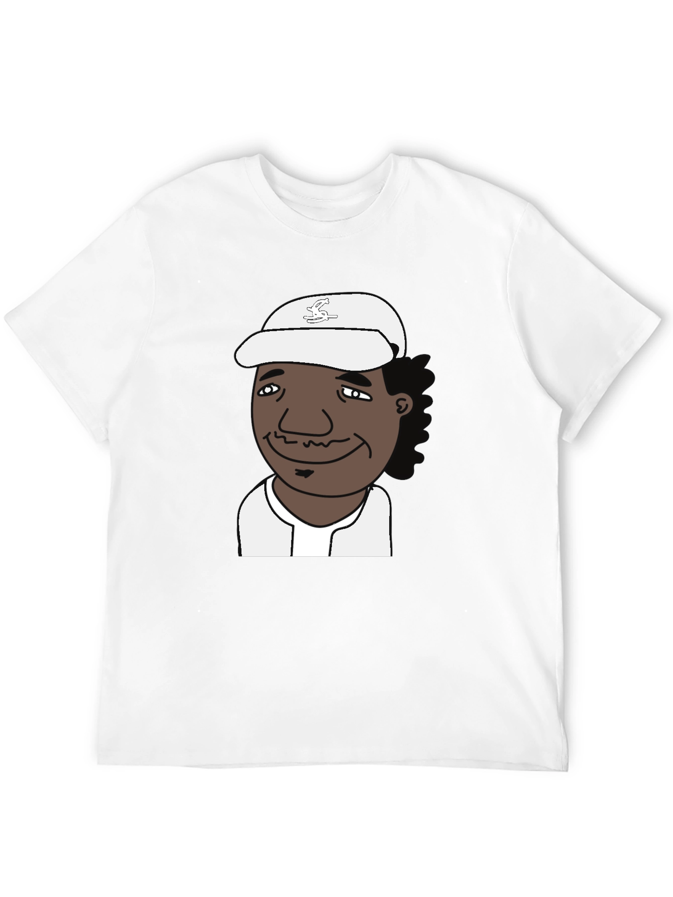 Cartoon Character Black T-Shirt