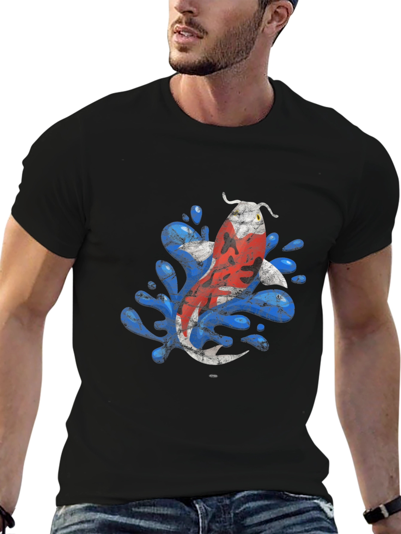 Koi Fish T-Shirt - Artistic Graphic Tee