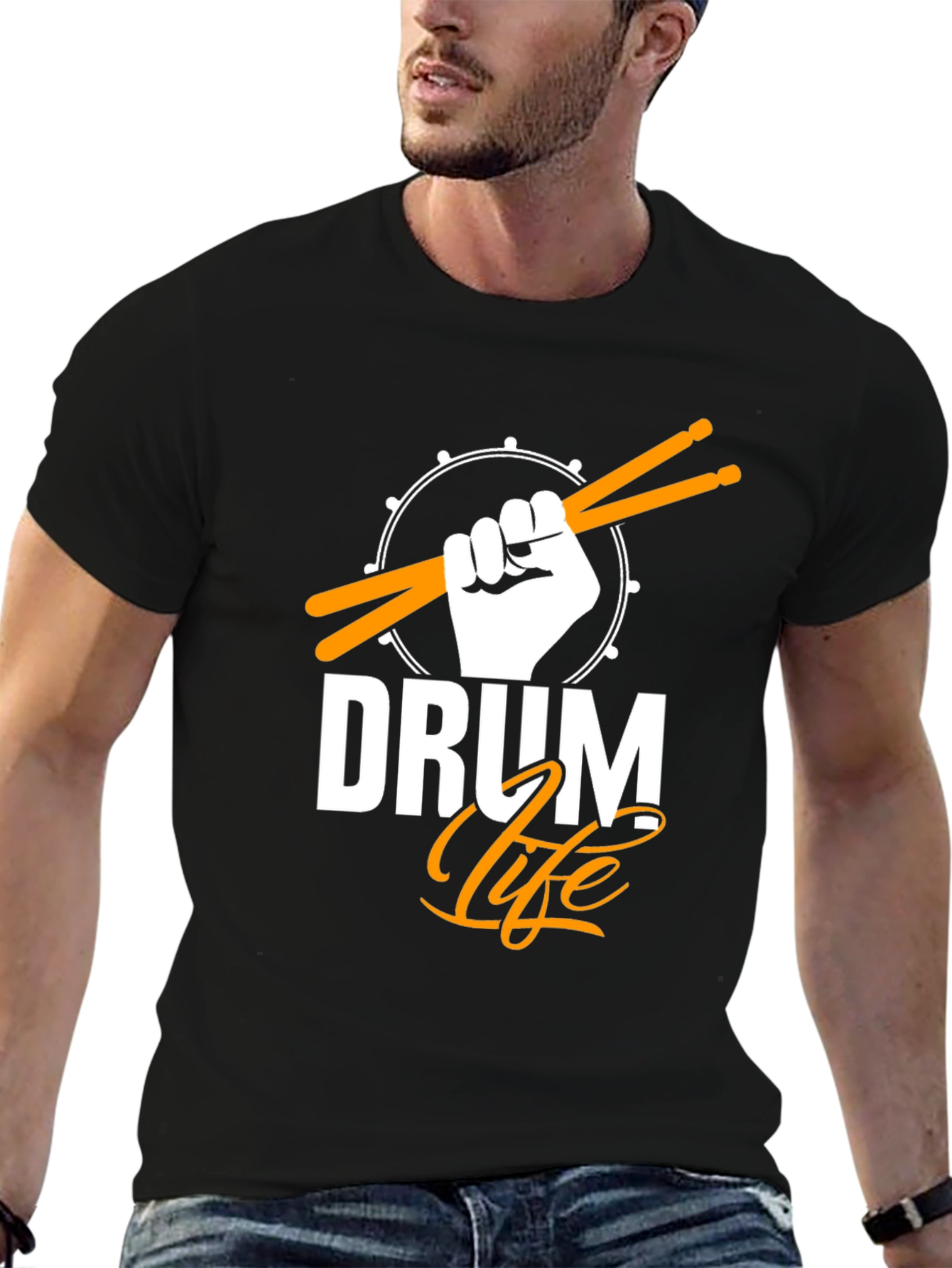 Drum Life Graphic T-Shirt - Music Lover Tee