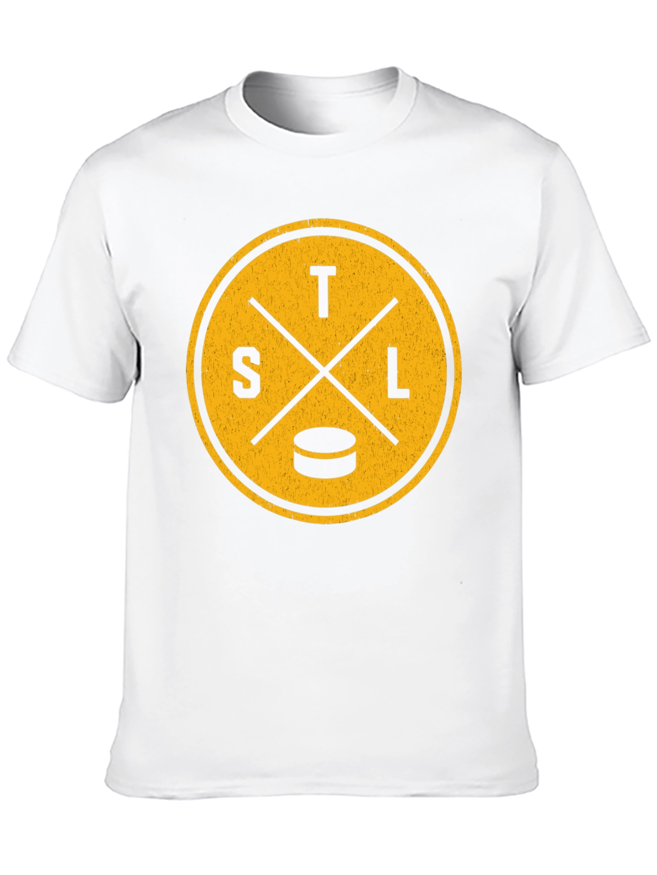 STL Hockey Tee - Retro Circle Design