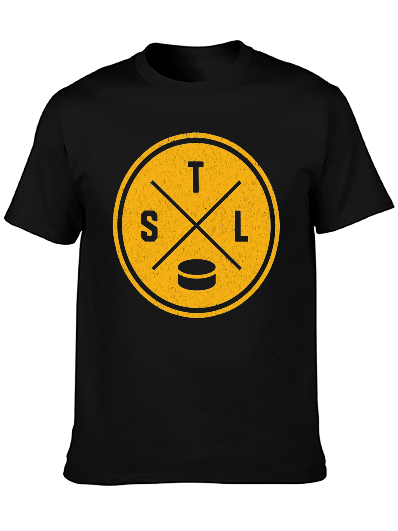 STL Hockey Tee - Retro Circle Design