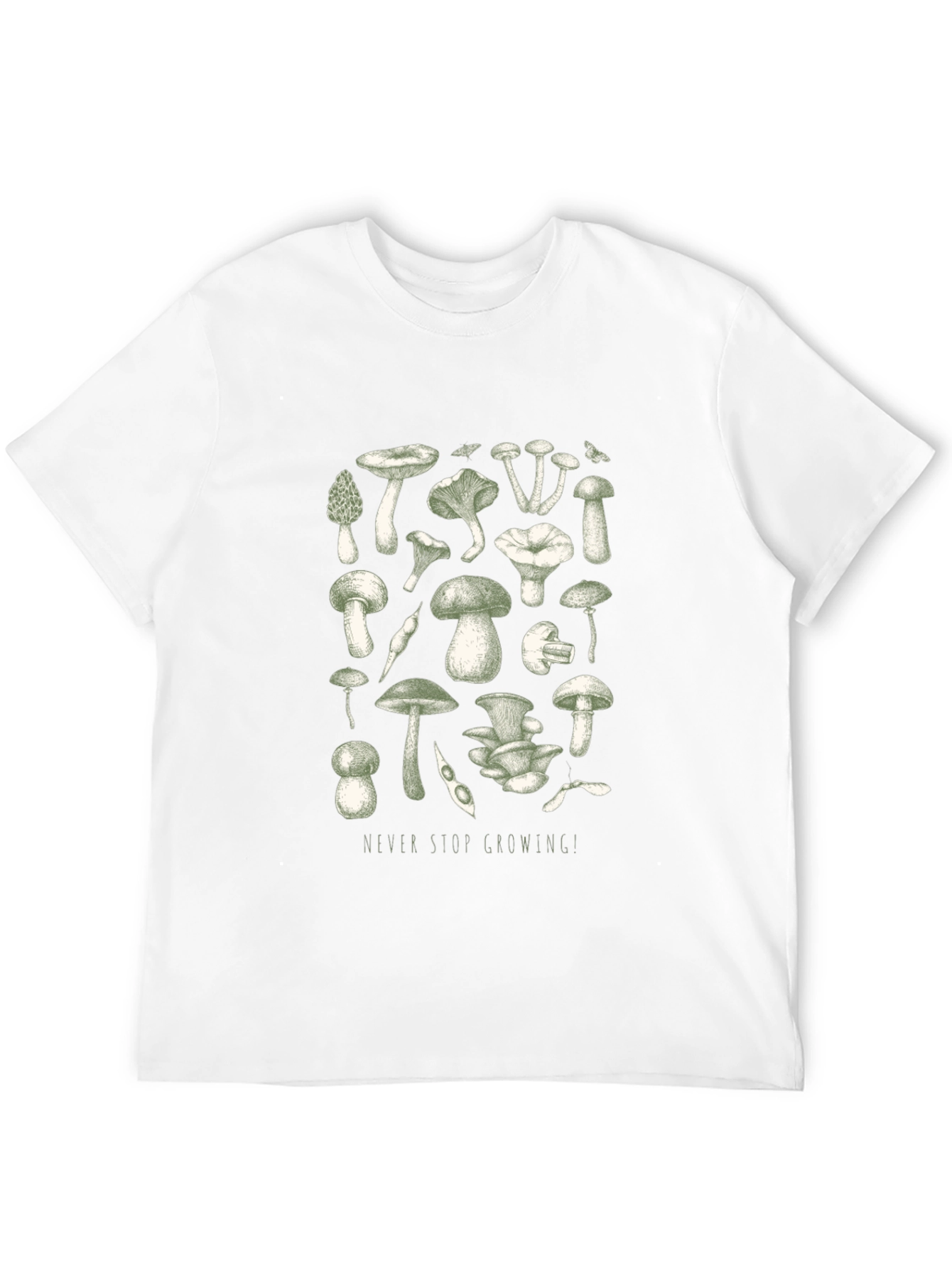 Mushroom Print Graphic Tee