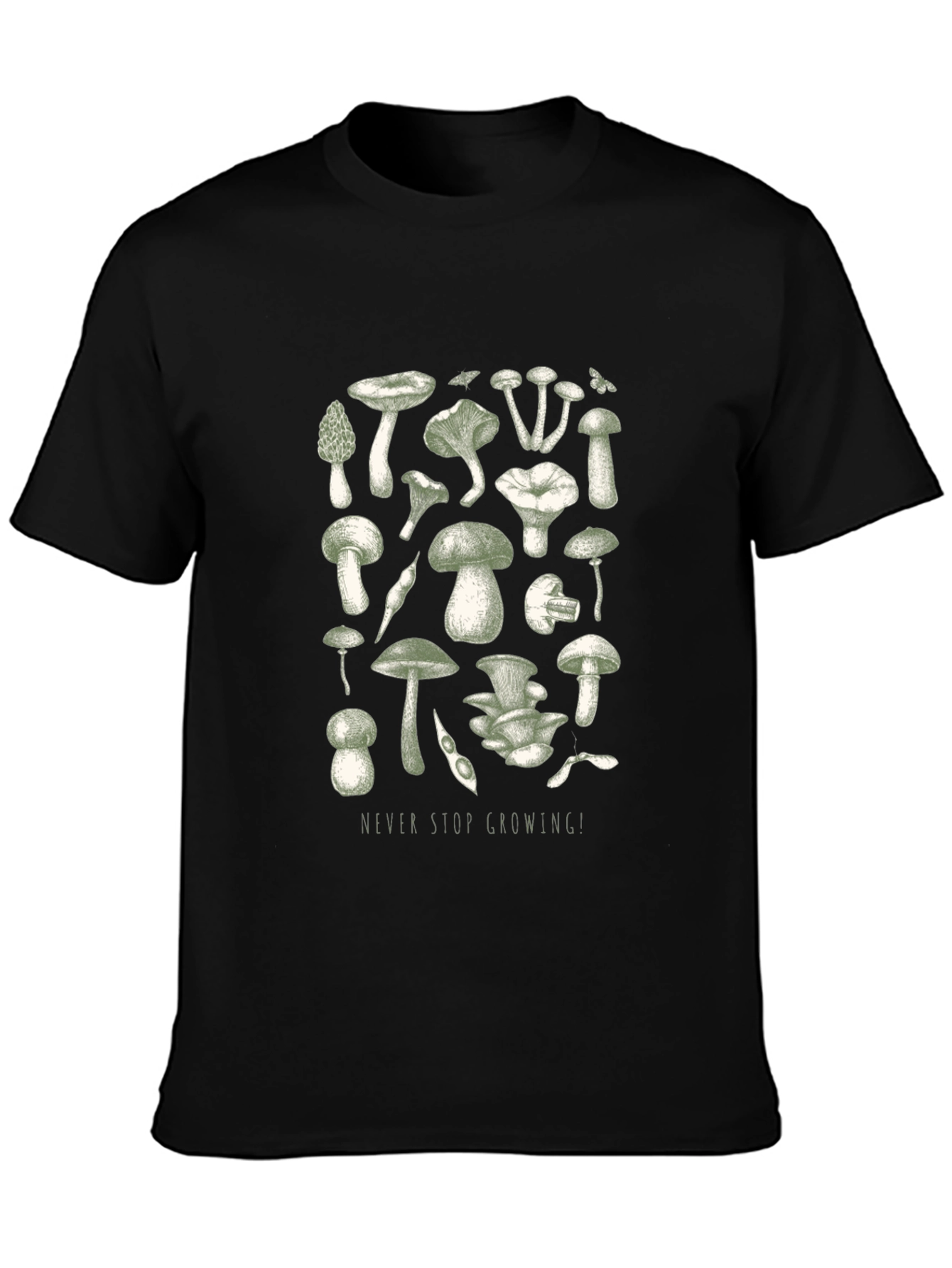 Mushroom Print Graphic Tee