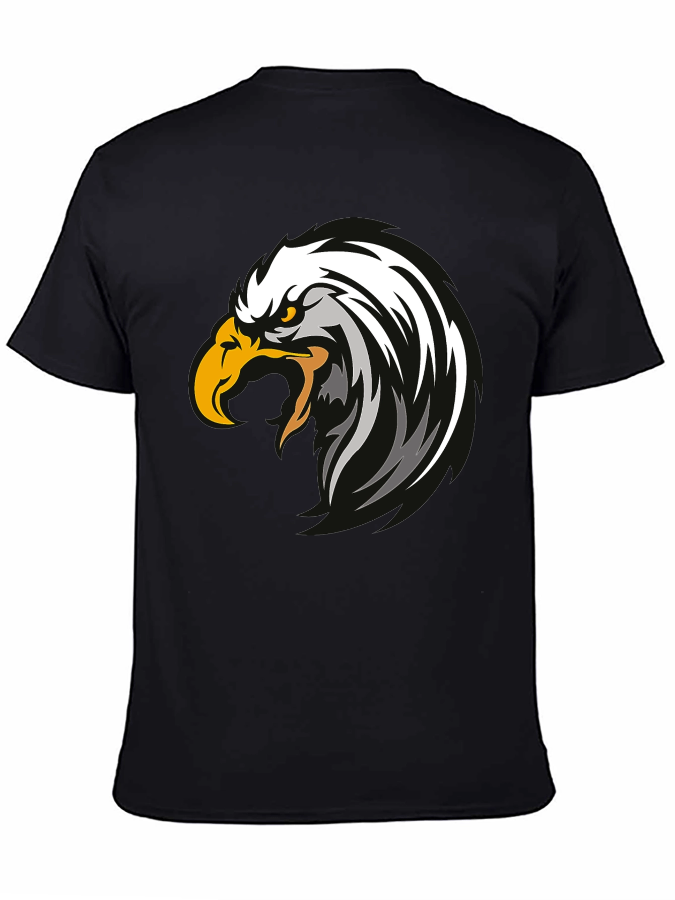 Eagle Graphic Black T-Shirt - Bold Design