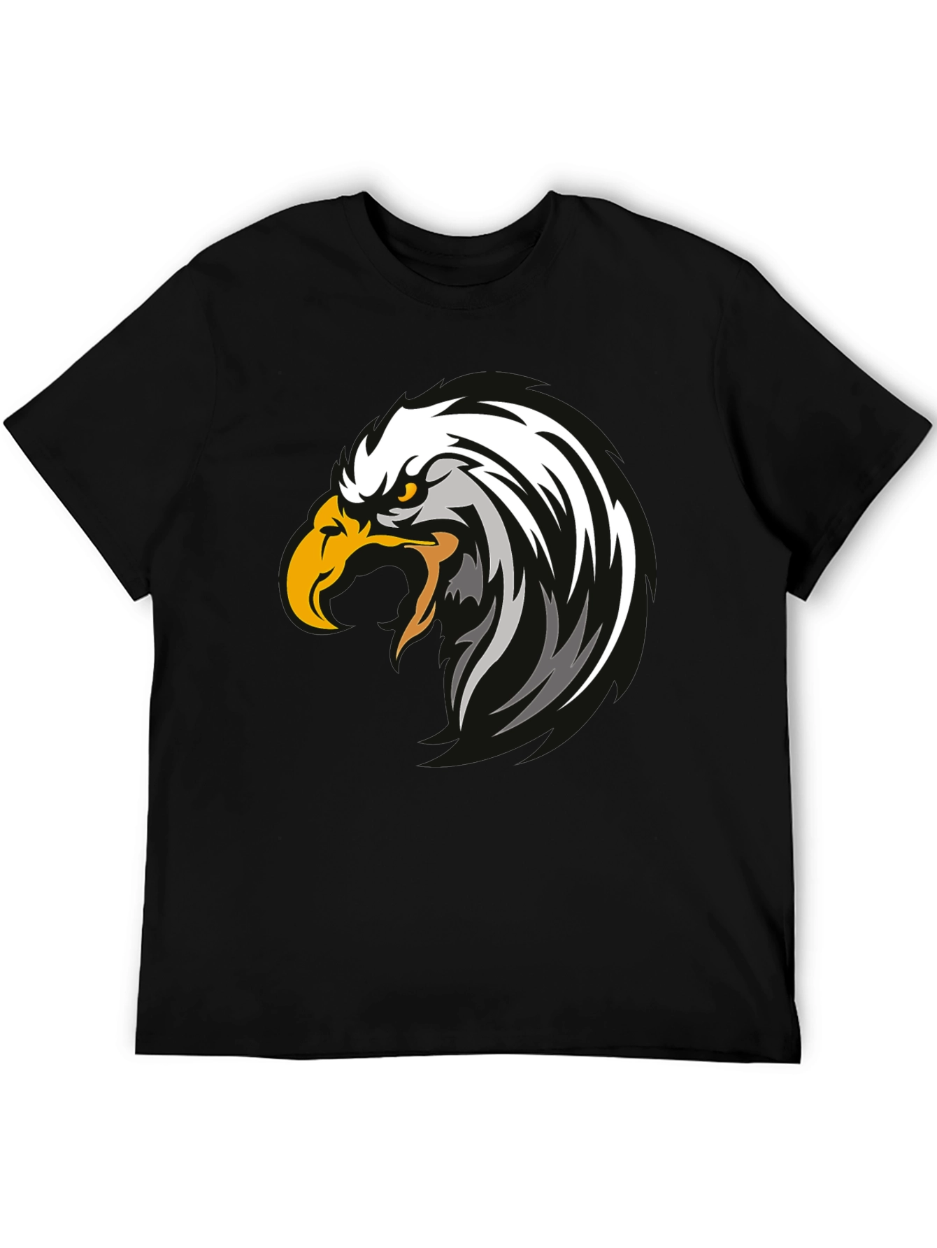 Eagle Graphic Black T-Shirt - Bold Design
