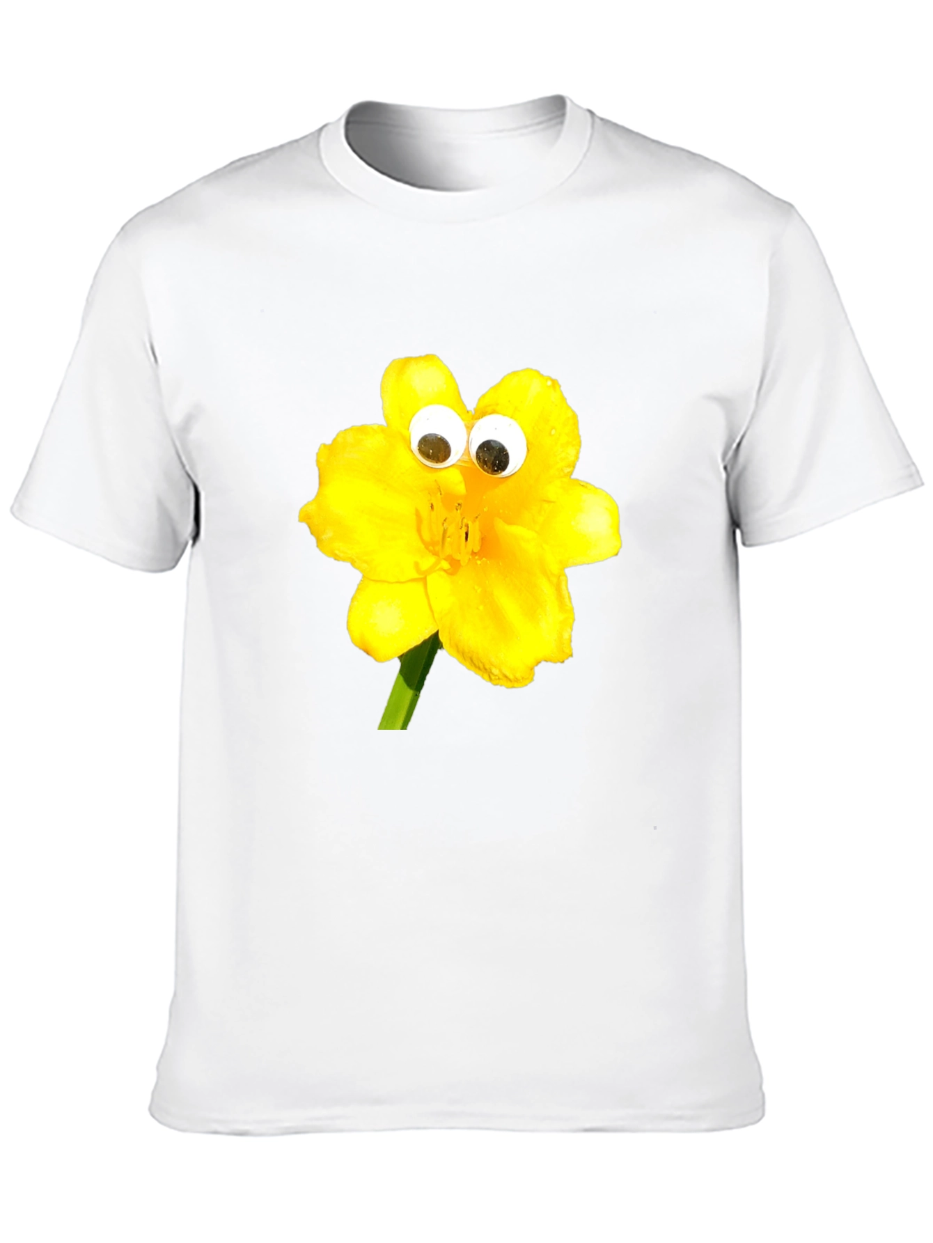 Whimsical Yellow Flower T-Shirt