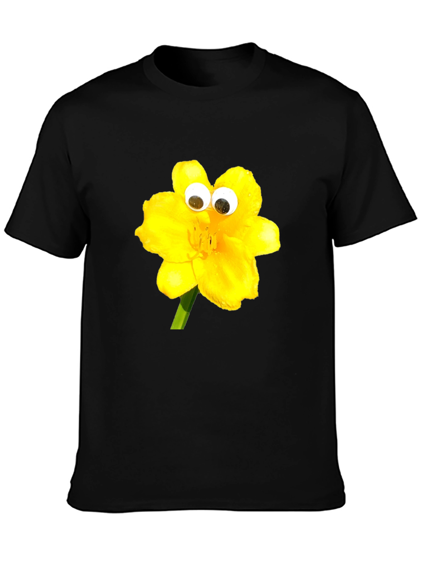 Whimsical Yellow Flower T-Shirt