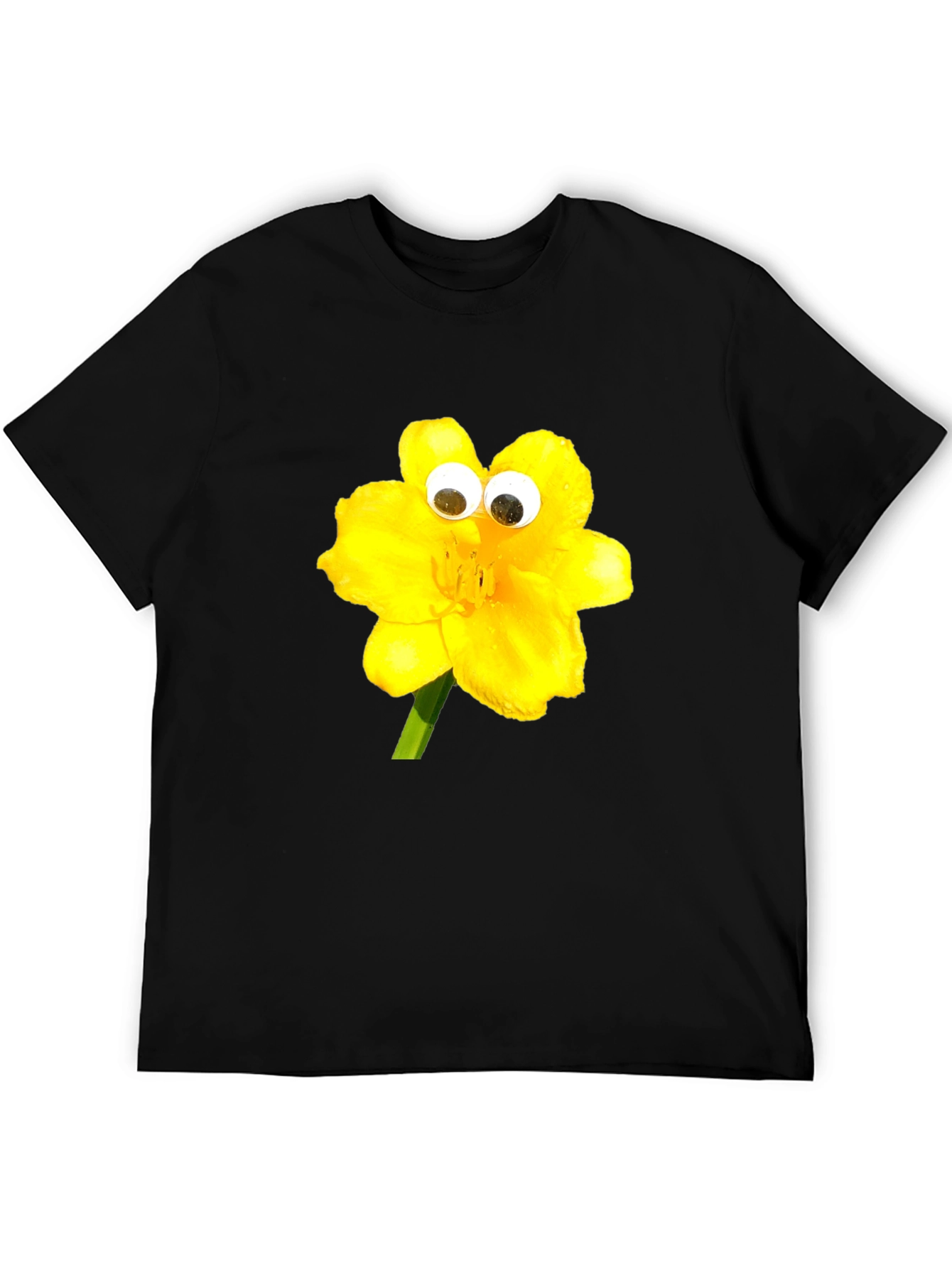 Whimsical Yellow Flower T-Shirt