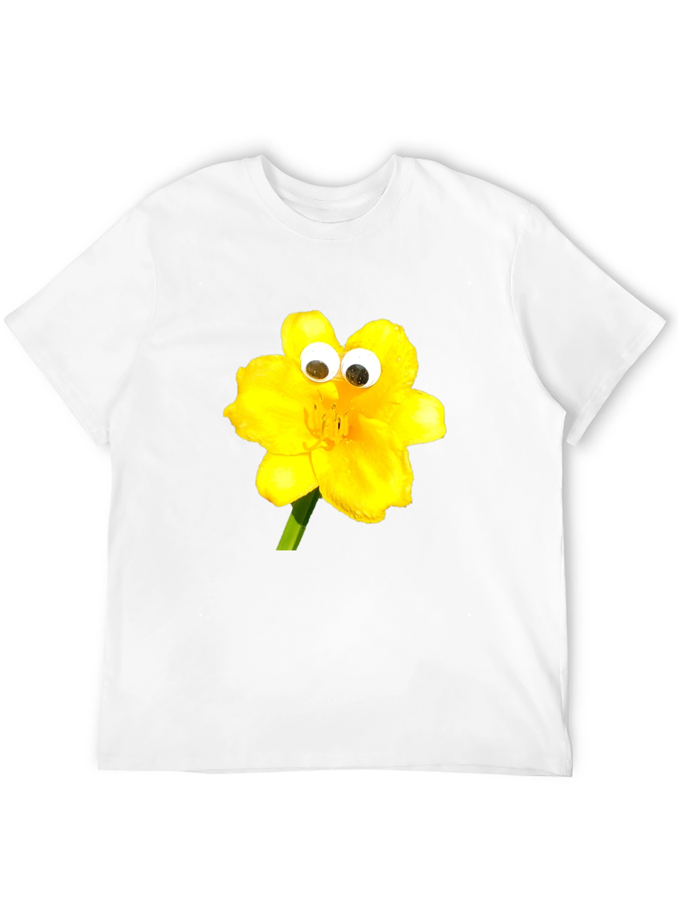 Whimsical Yellow Flower T-Shirt