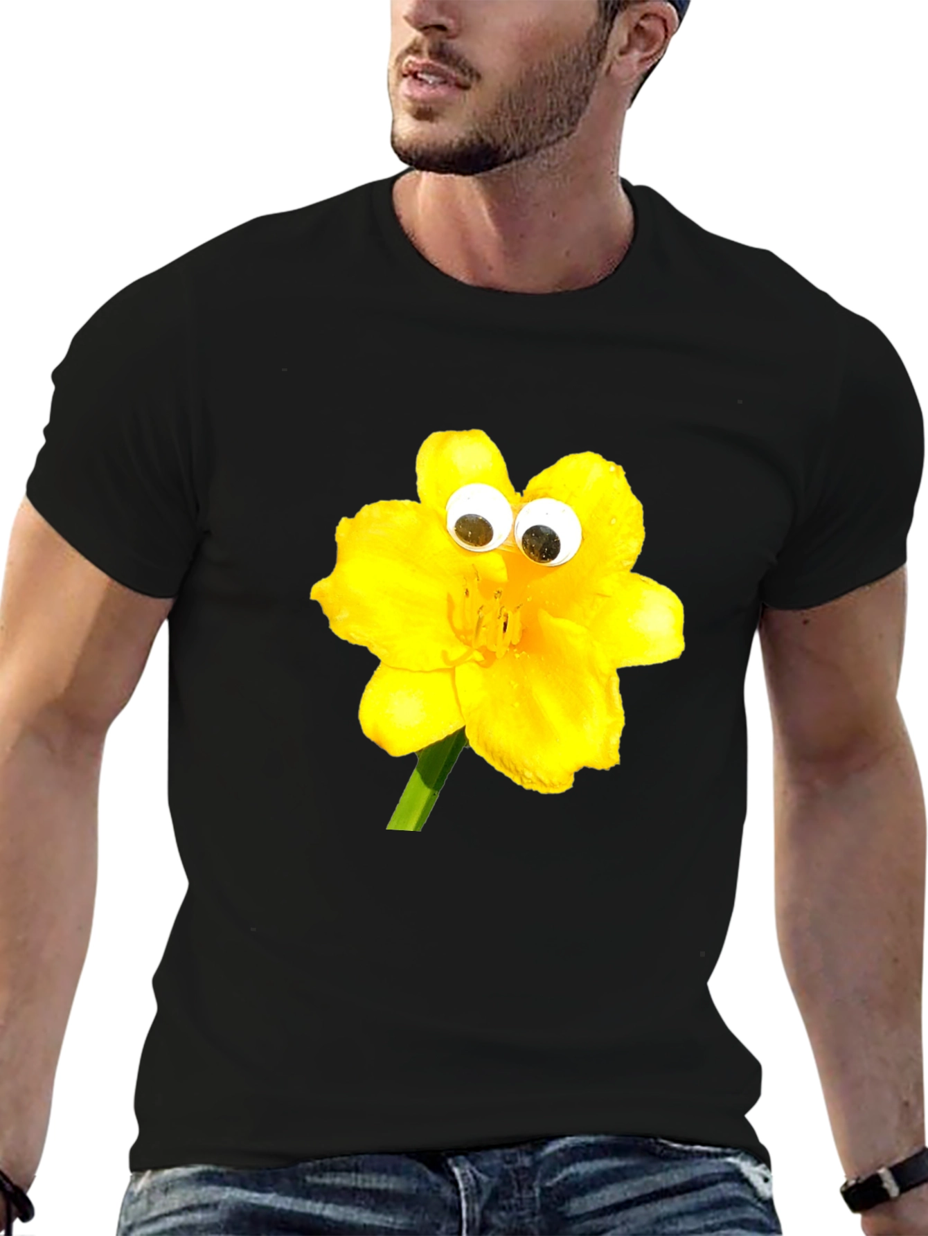 Whimsical Yellow Flower T-Shirt