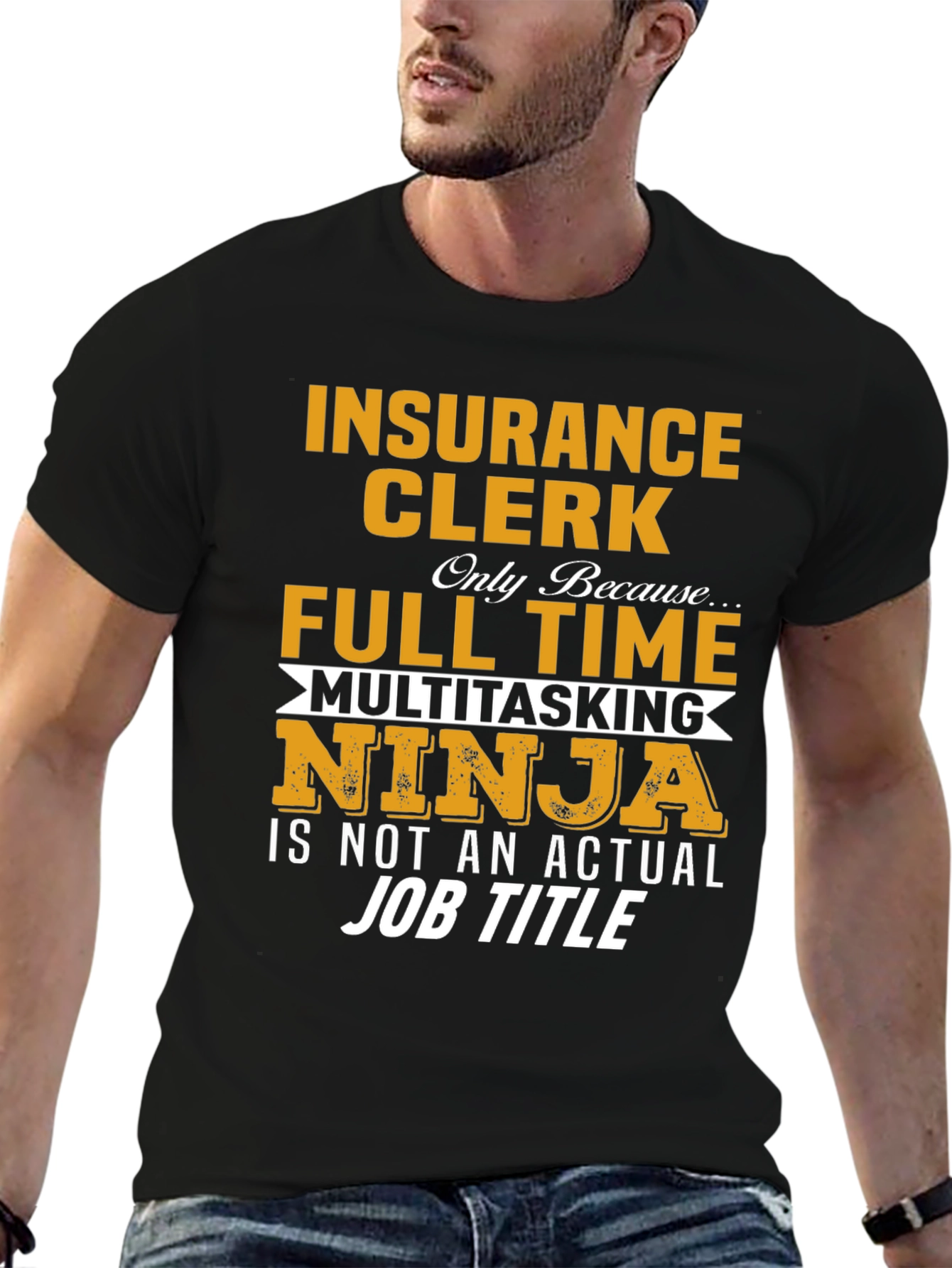 Insurance Clerk Multitasking Ninja T-Shirt