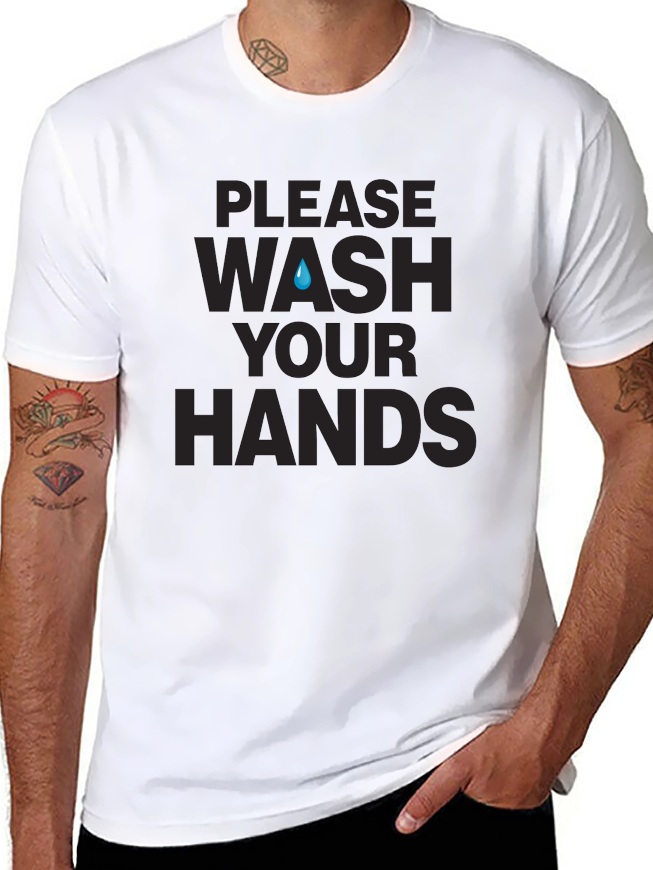 Wash Your Hands Graphic Tee - Unisex