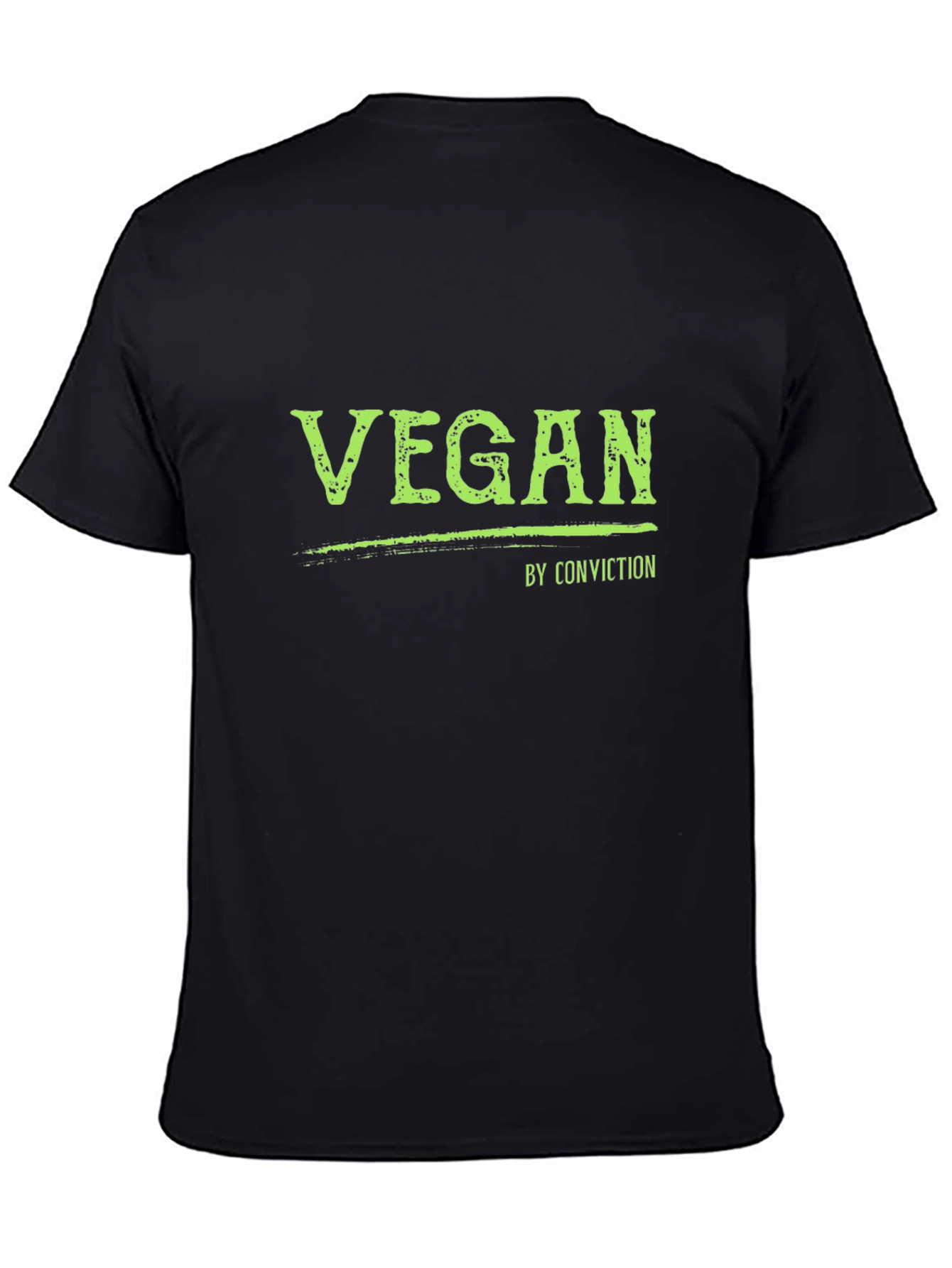 Vegan by Conviction Black T-Shirt