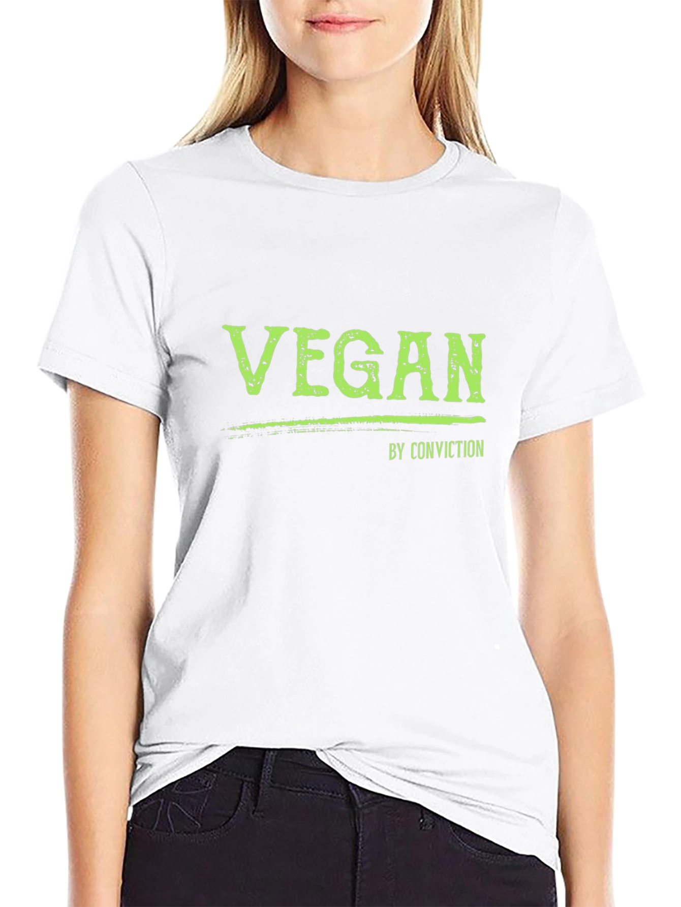 Vegan by Conviction Black T-Shirt