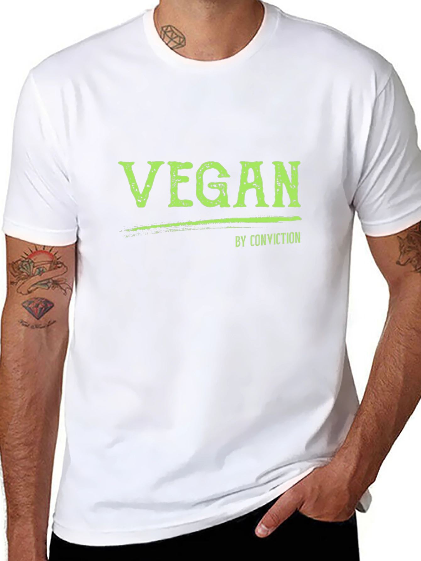 Vegan by Conviction Black T-Shirt