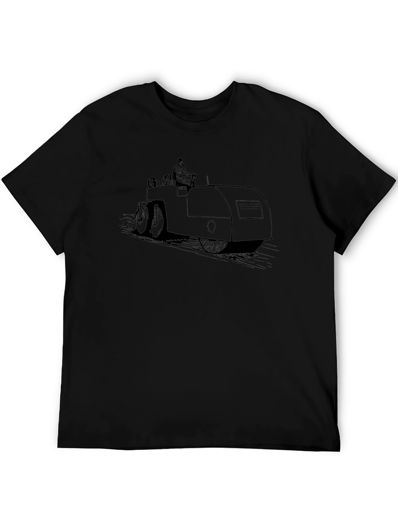 Unique Steamroller Graphic Tee