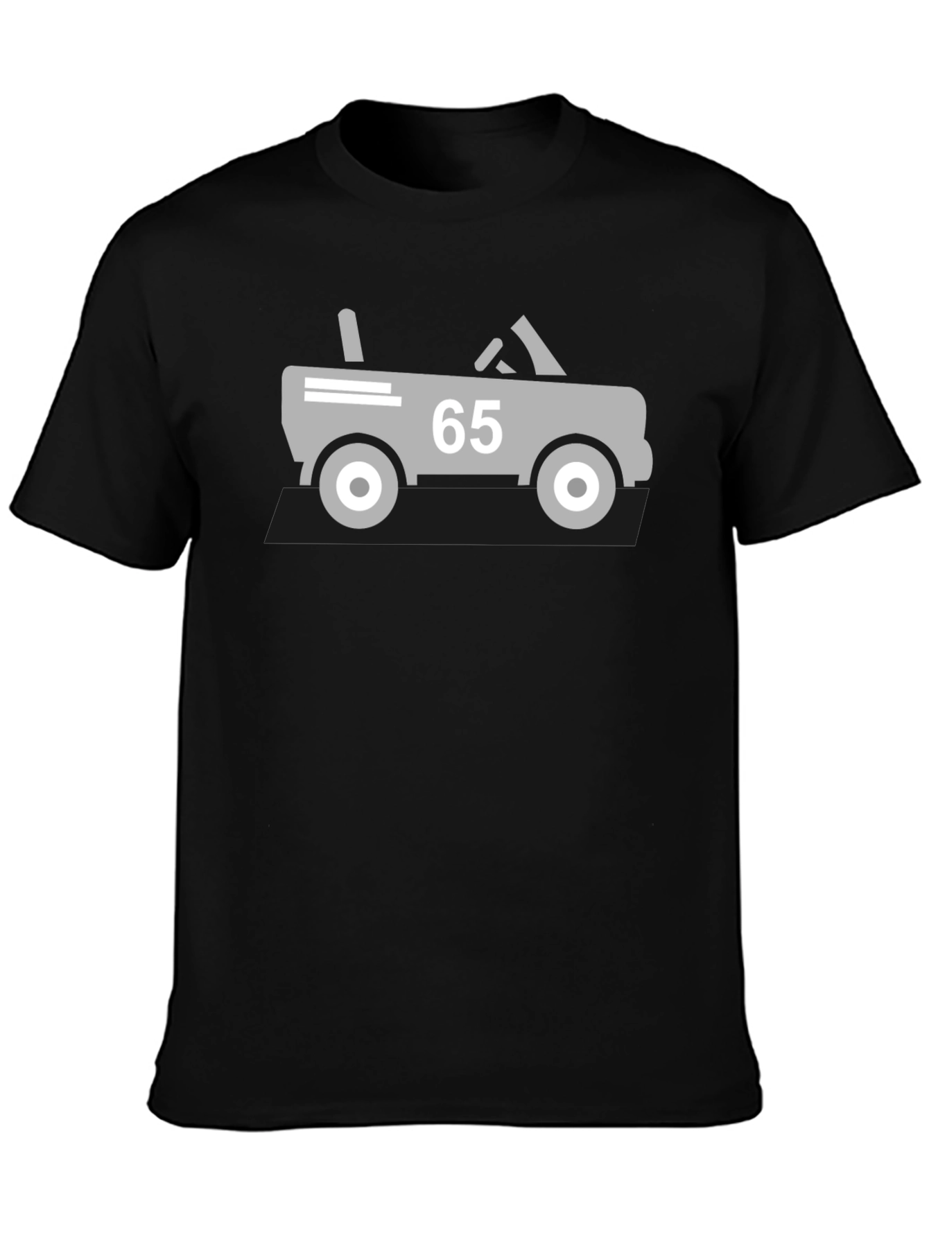 Cool Car Graphic Tee - Mens Black T-Shirt