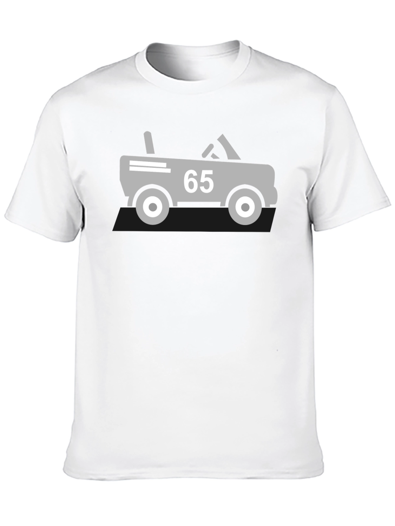Cool Car Graphic Tee - Mens Black T-Shirt