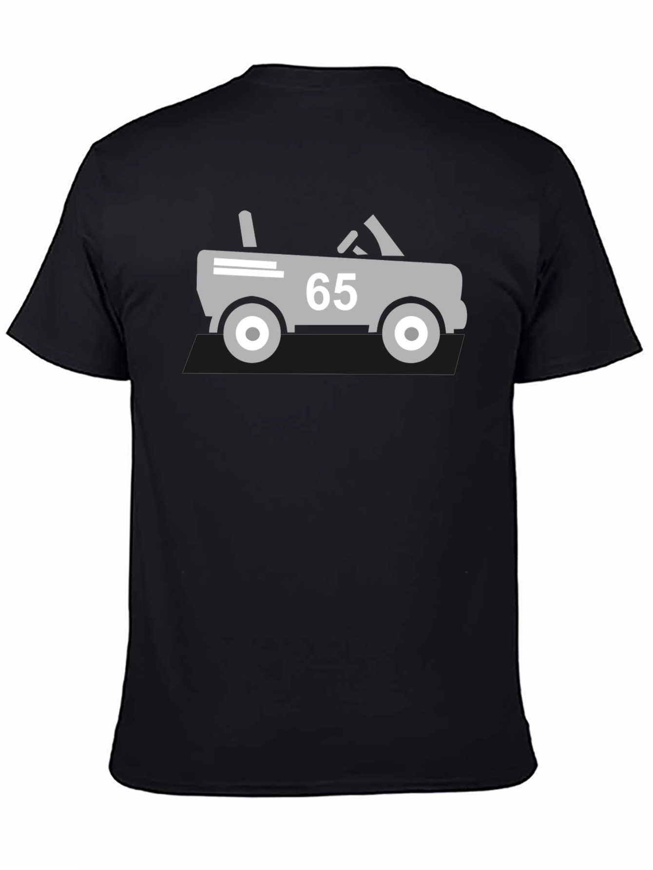 Cool Car Graphic Tee - Mens Black T-Shirt