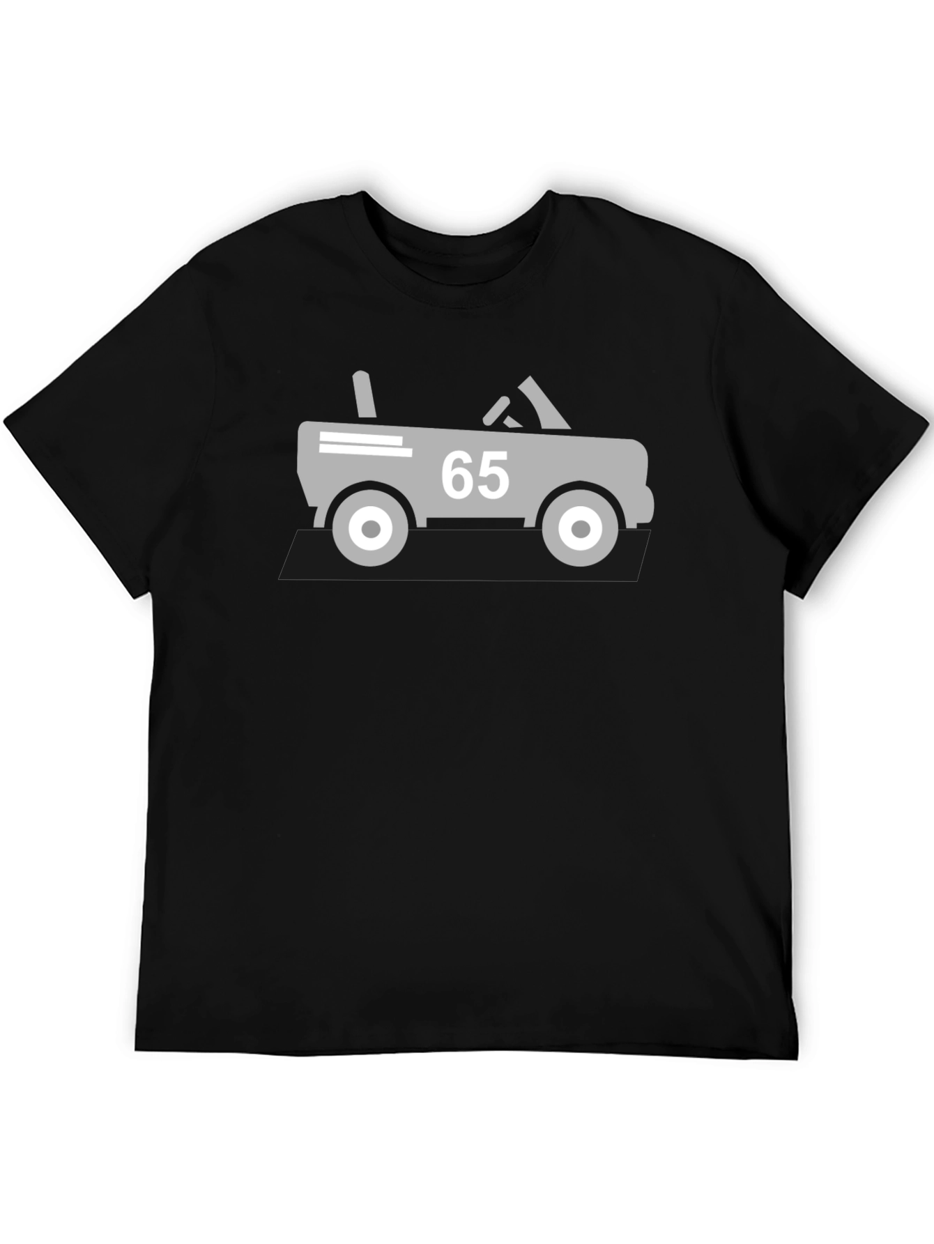 Cool Car Graphic Tee - Mens Black T-Shirt