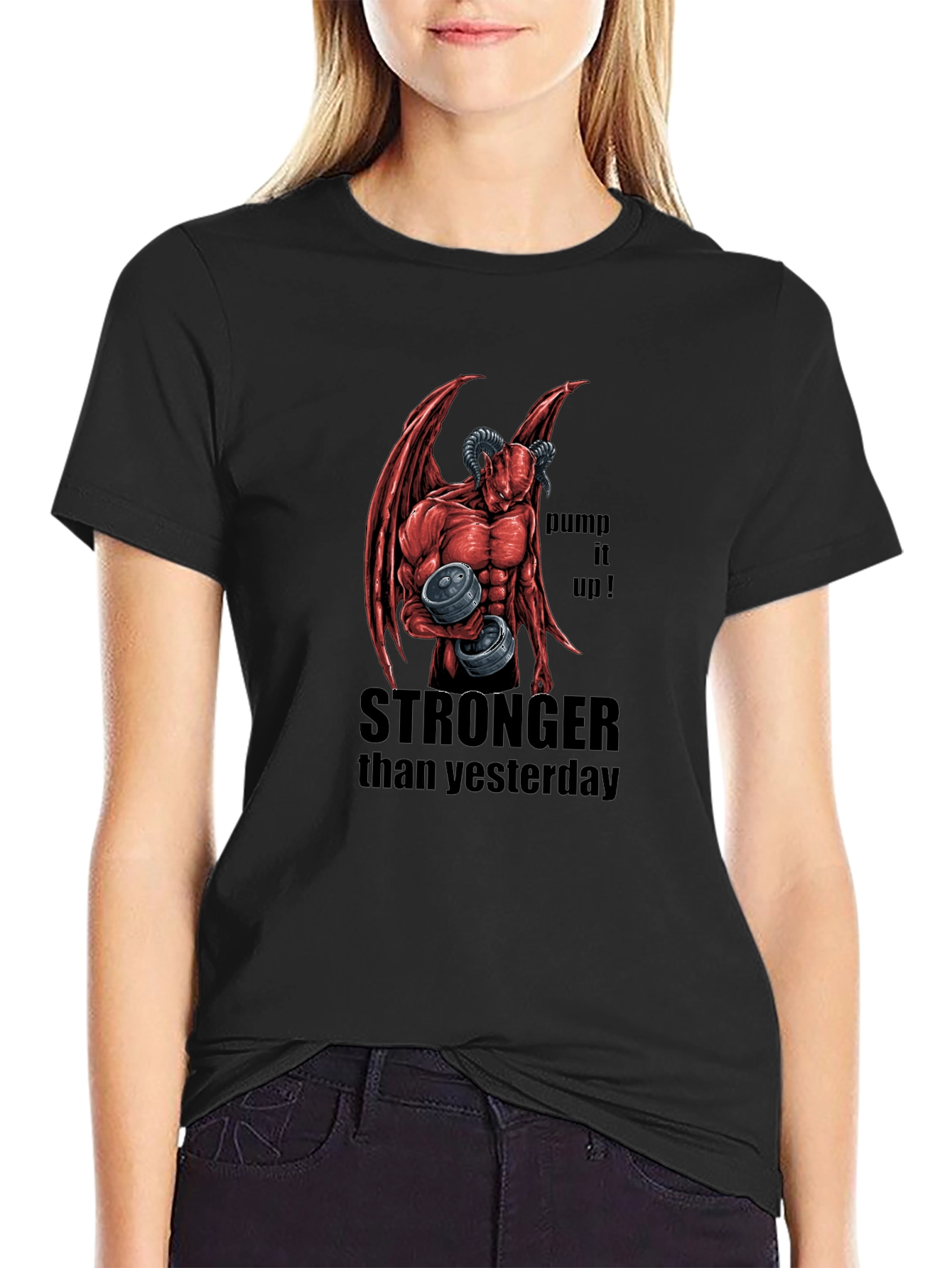 Stronger Than Yesterday Workout Tee