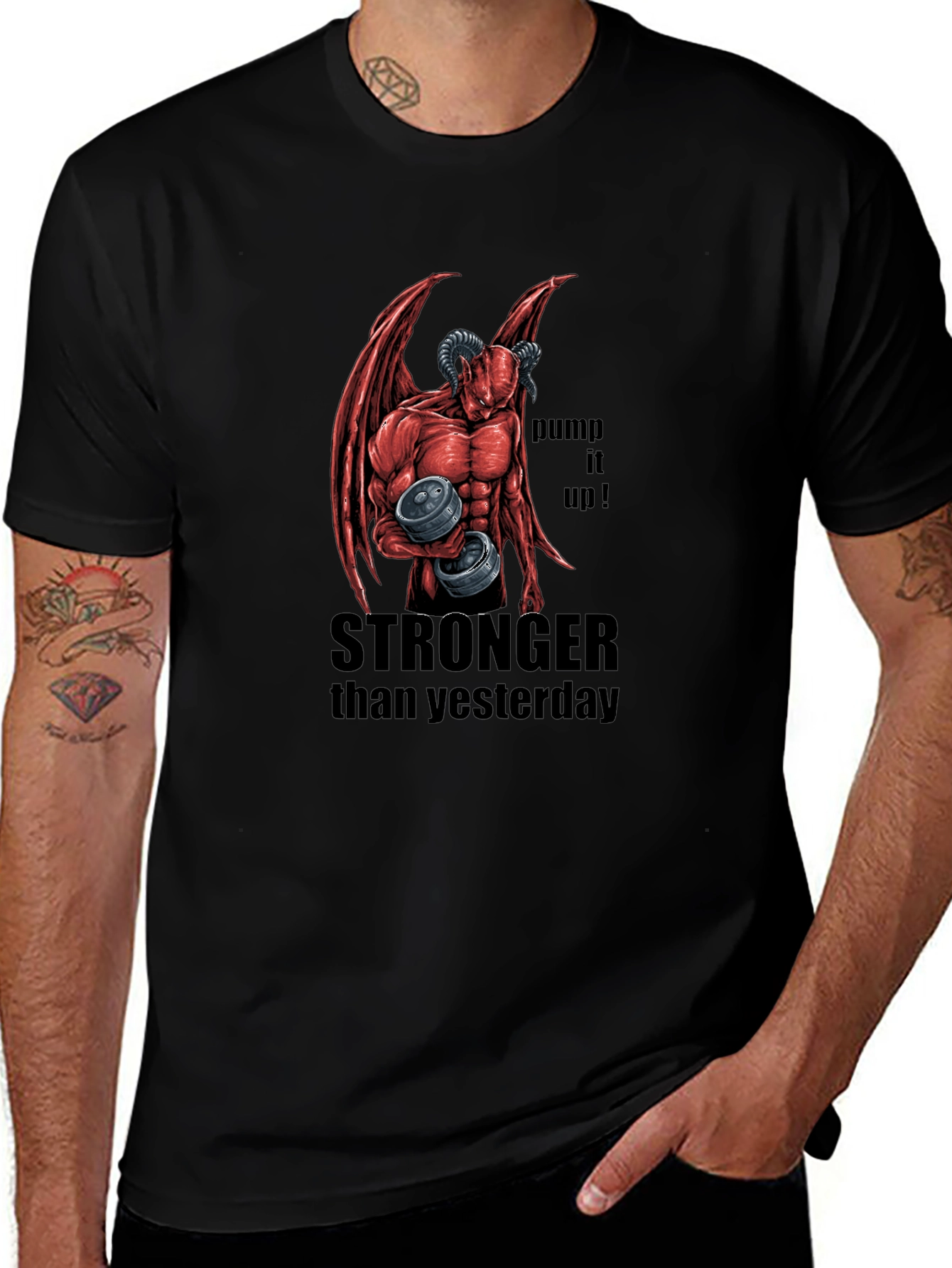 Stronger Than Yesterday Workout Tee