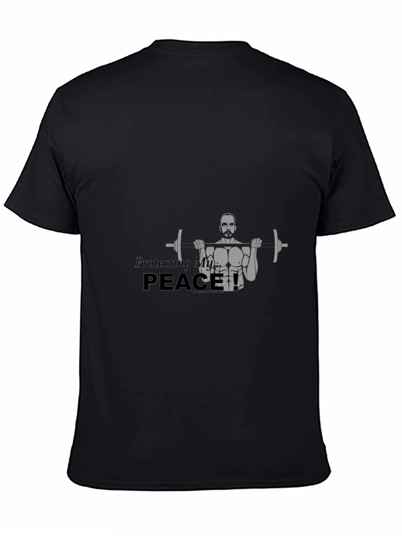 Protecting My Peace Black T-Shirt Gym Workout