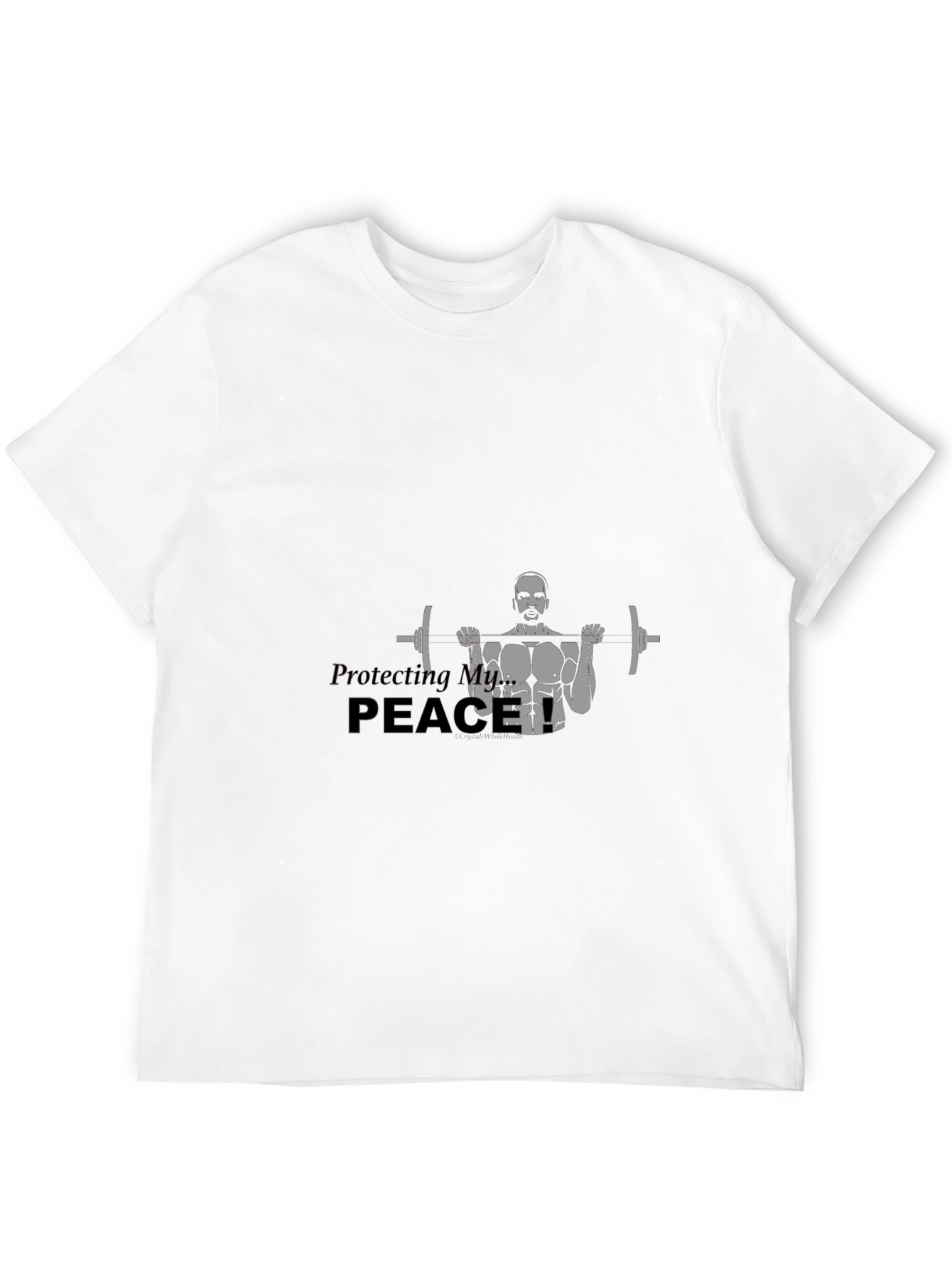Protecting My Peace Black T-Shirt Gym Workout