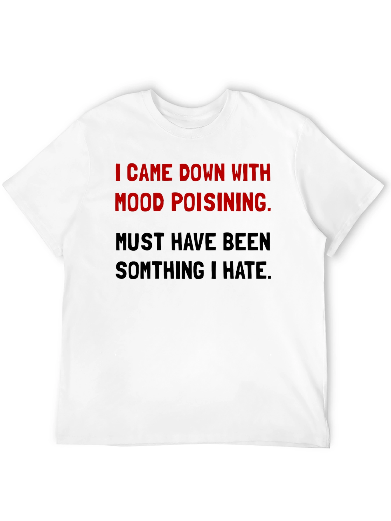 Mood Poisoning Graphic Tee - Black Cotton T-Shirt