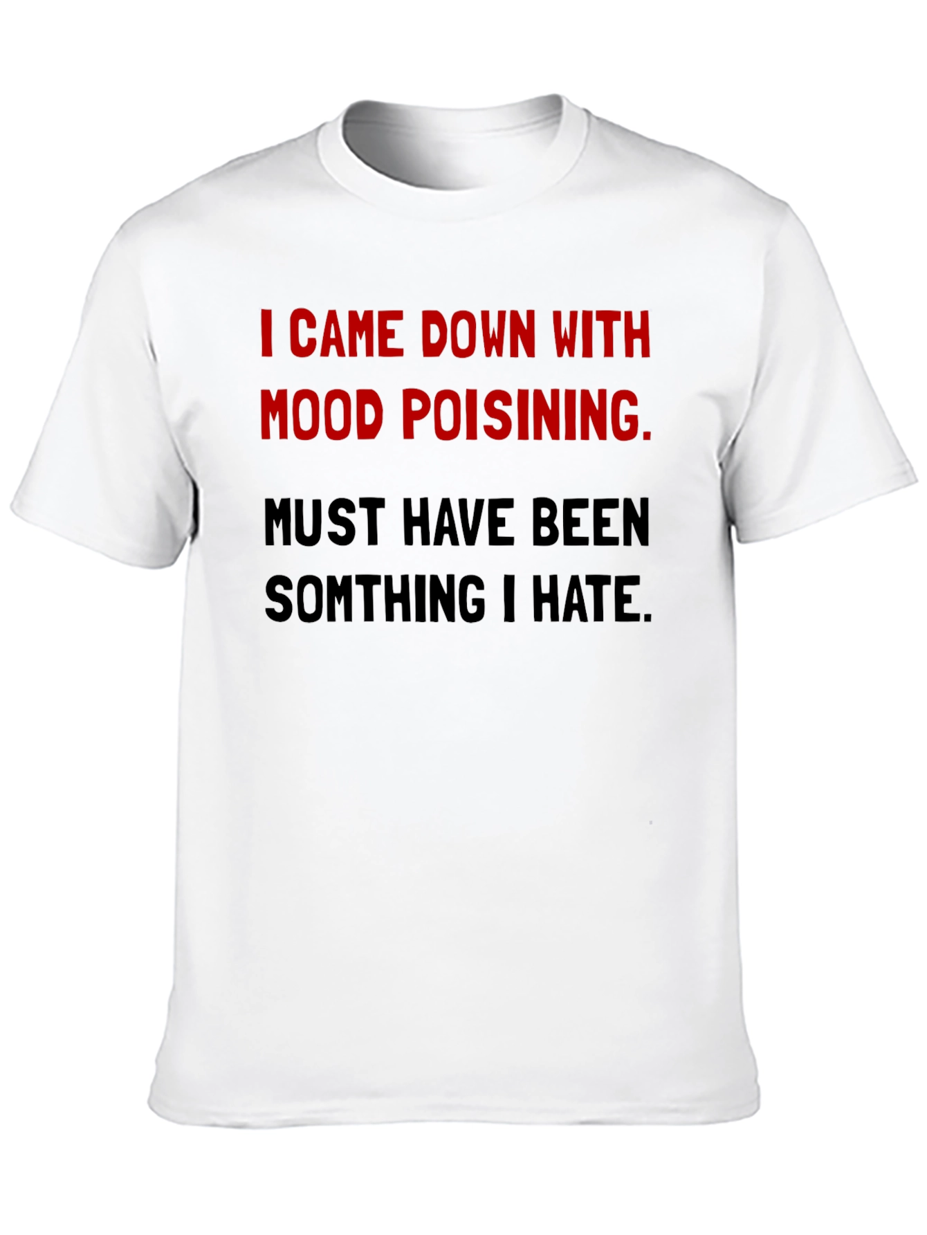 Mood Poisoning Graphic Tee - Black Cotton T-Shirt