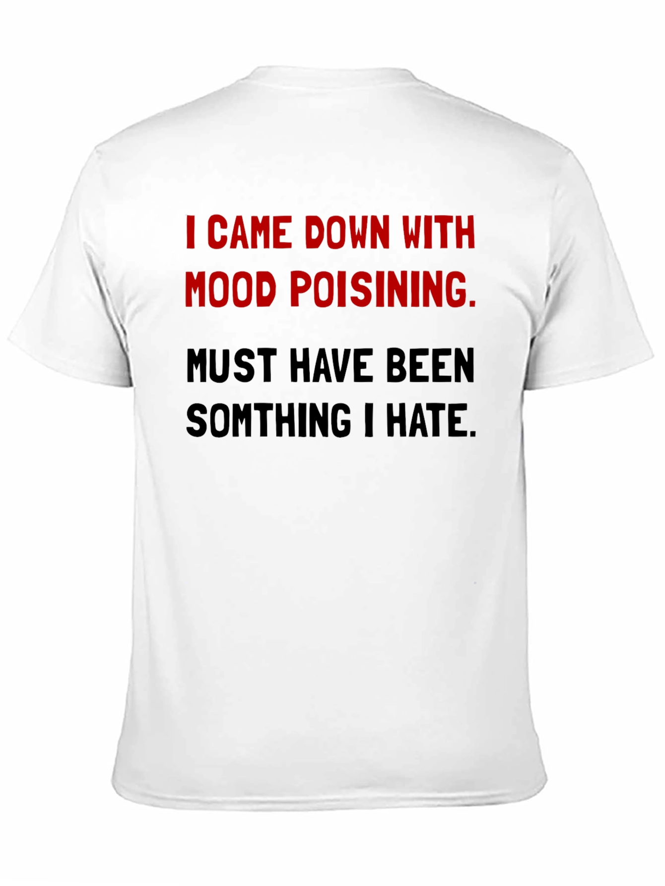 Mood Poisoning Graphic Tee - Black Cotton T-Shirt
