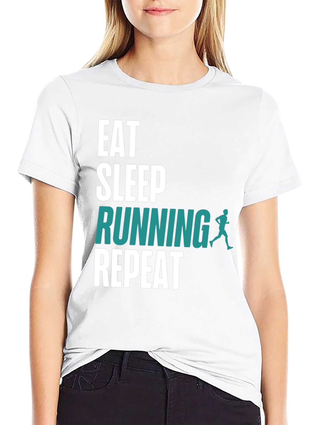 Eat Sleep Running Repeat T-Shirt