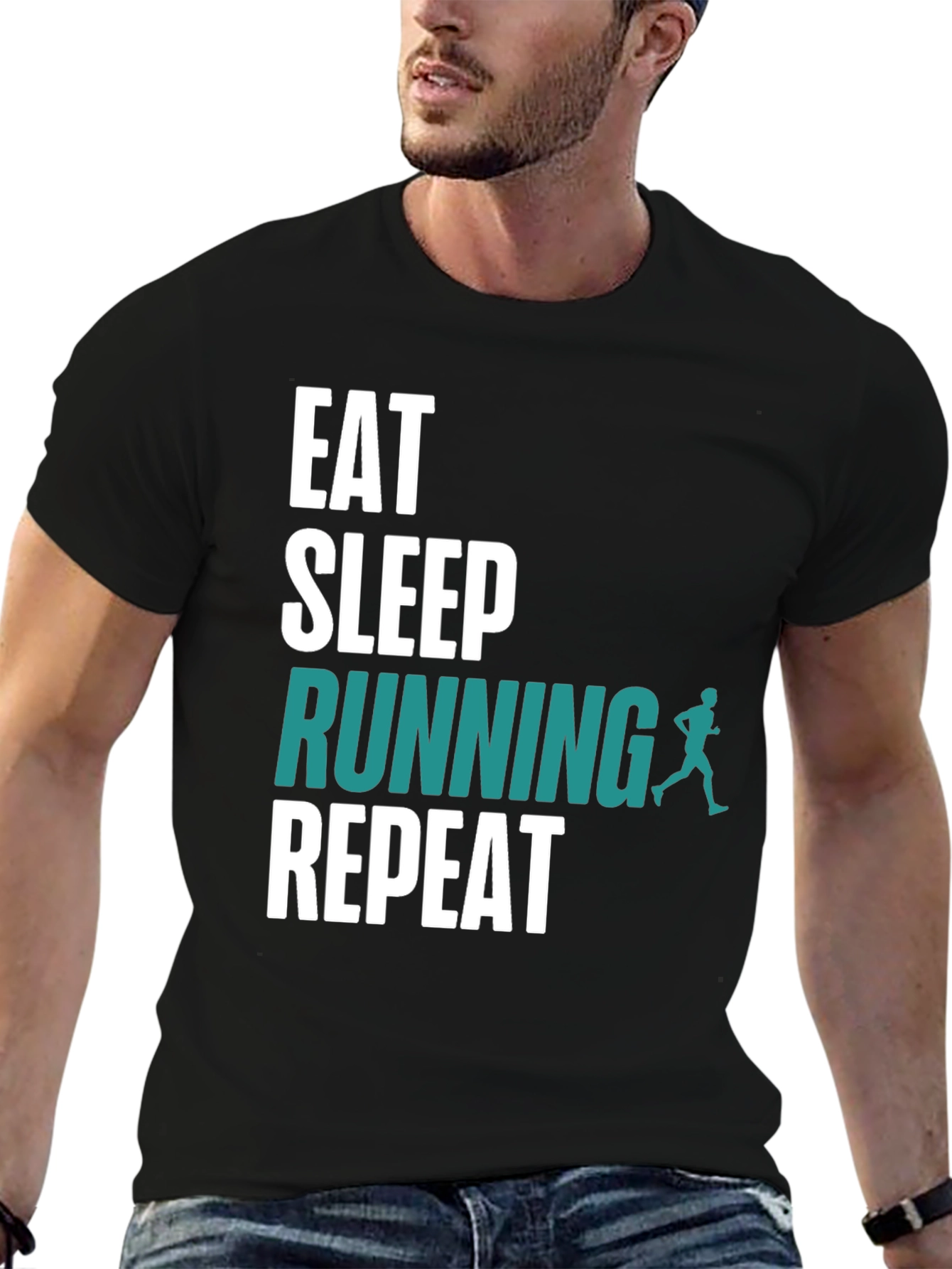Eat Sleep Running Repeat T-Shirt