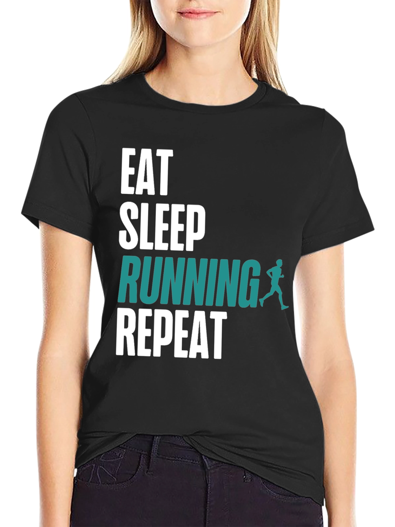 Eat Sleep Running Repeat T-Shirt