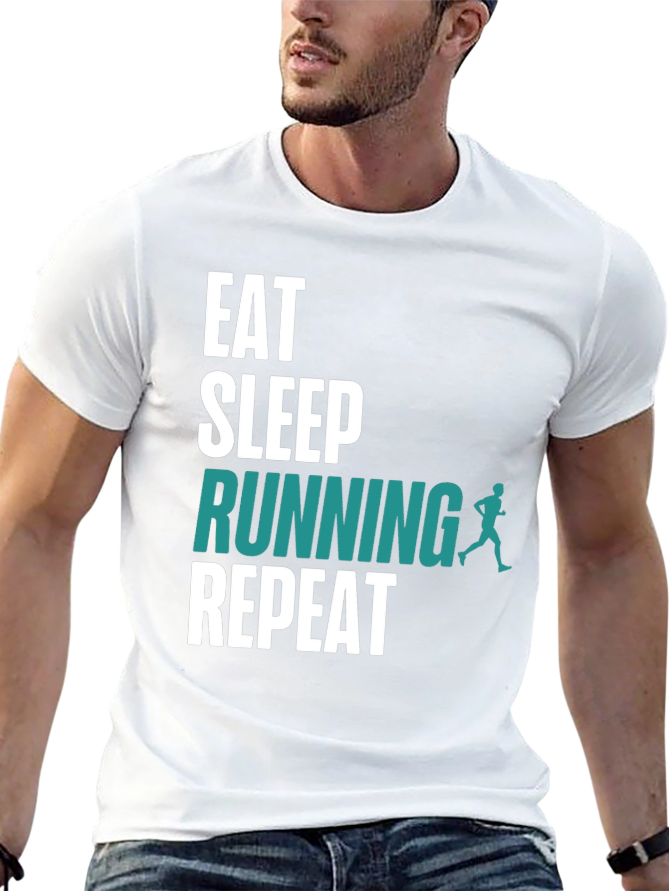 Eat Sleep Running Repeat T-Shirt