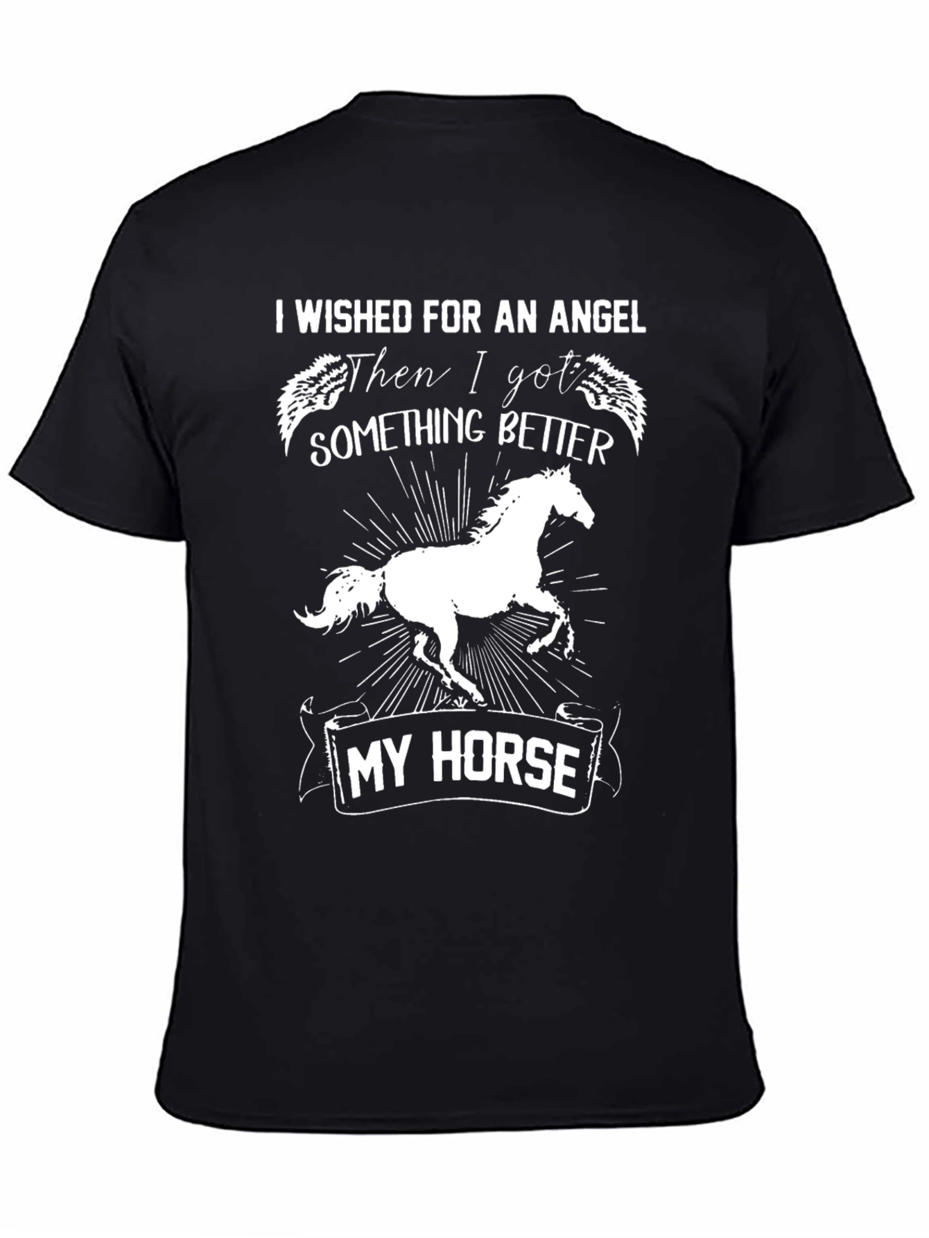 Horse Lover Graphic Tee - Angel Wish