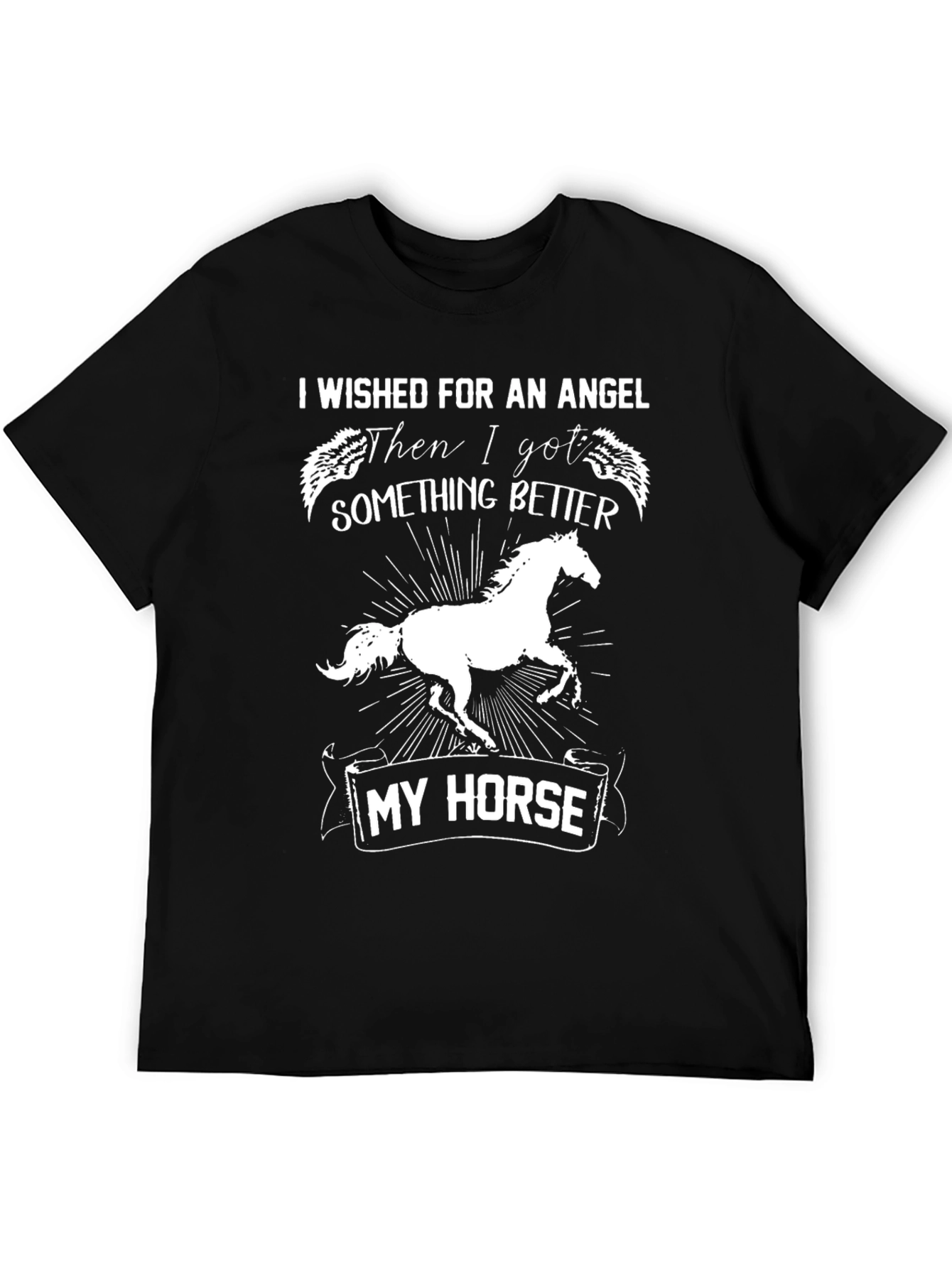 Horse Lover Graphic Tee - Angel Wish