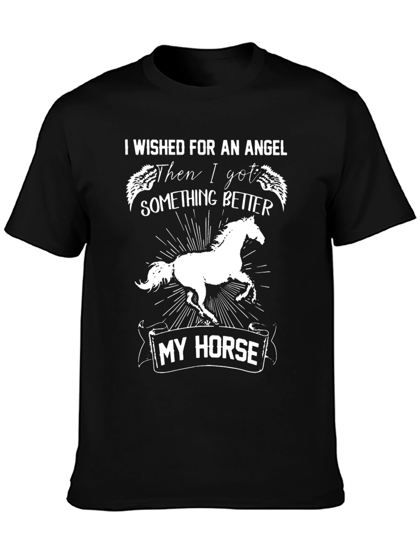 Horse Lover Graphic Tee - Angel Wish